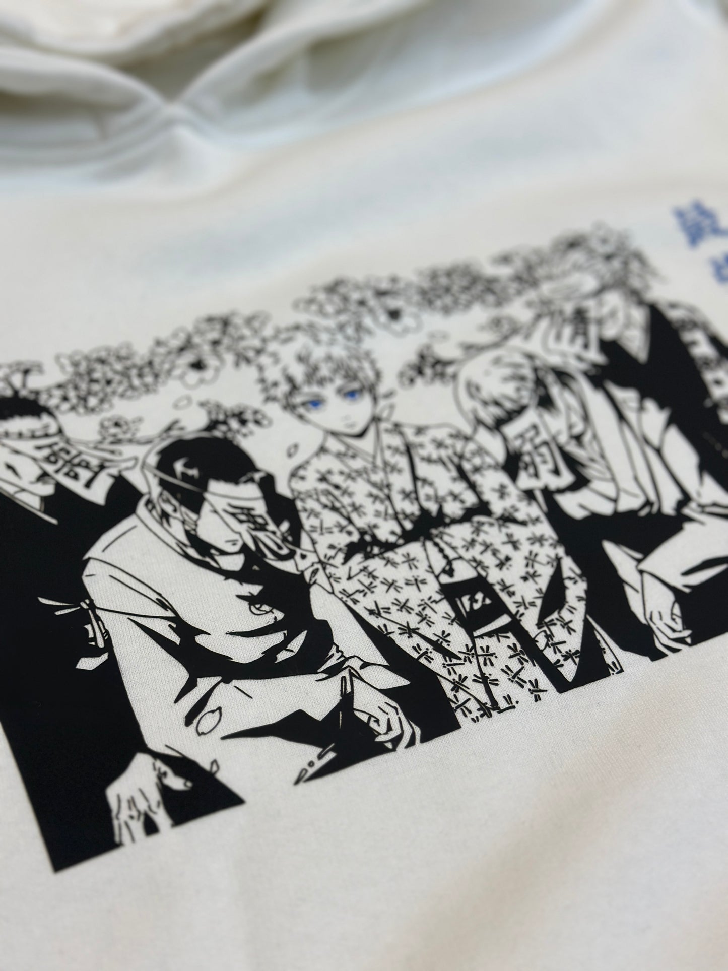 Gojo saturo hoodie from One For All anime store