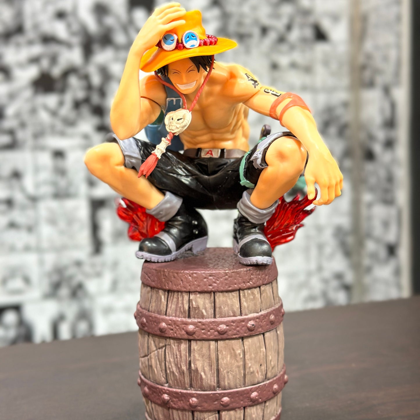 Ace barrel figure from One For All anime store