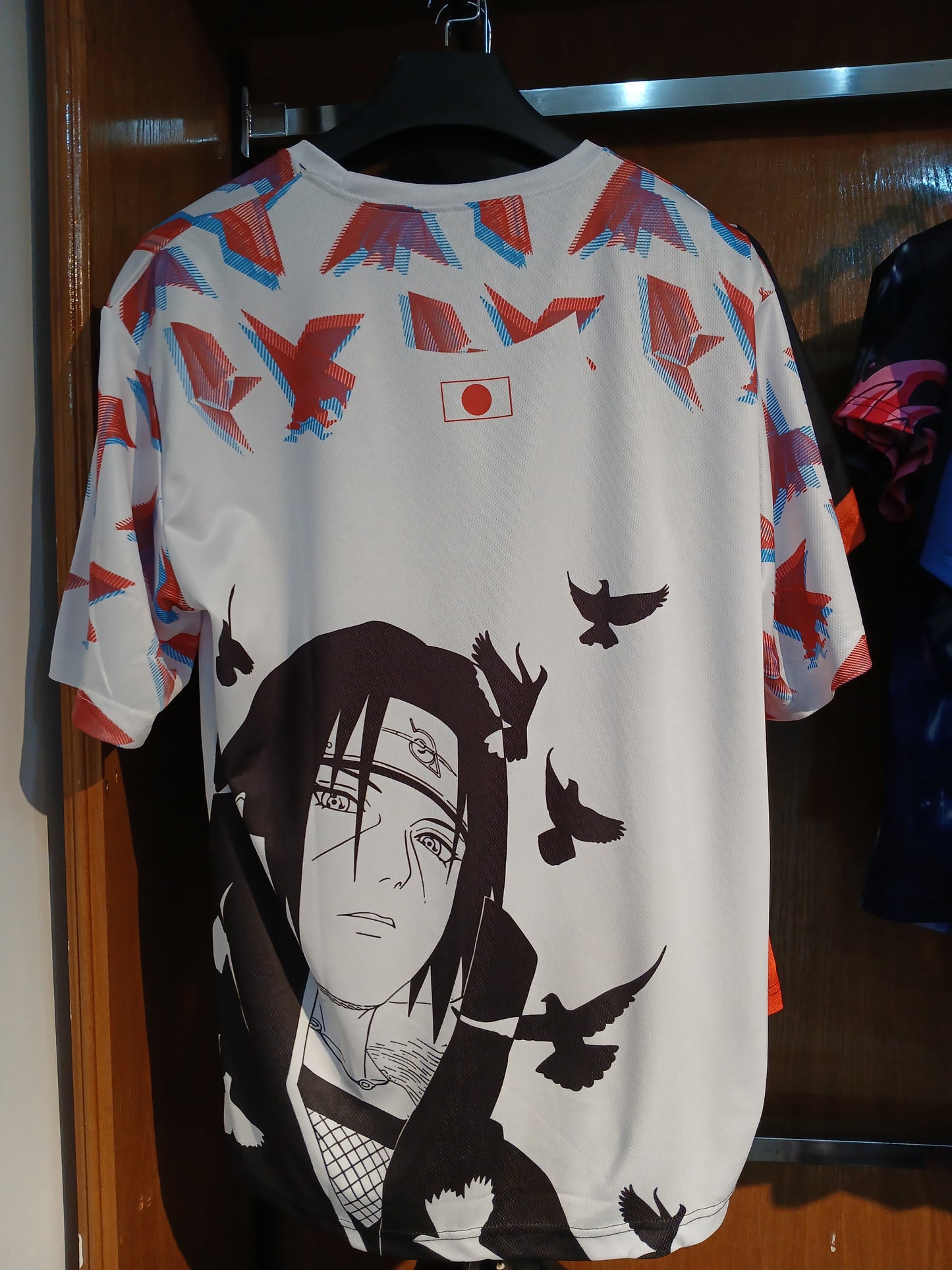 Itachi Japan team t-shirt from one for all anime clothing store