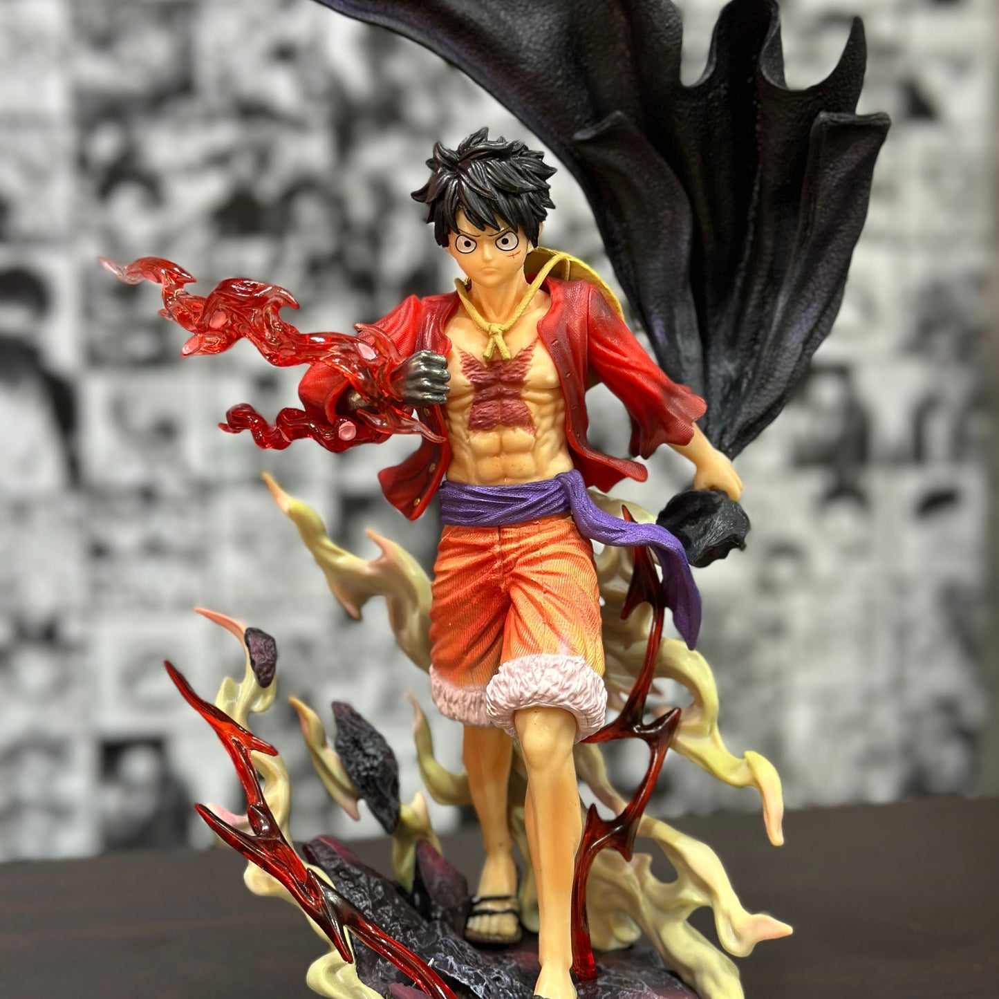 Angry Luffy figure from One piece in One For All anime store