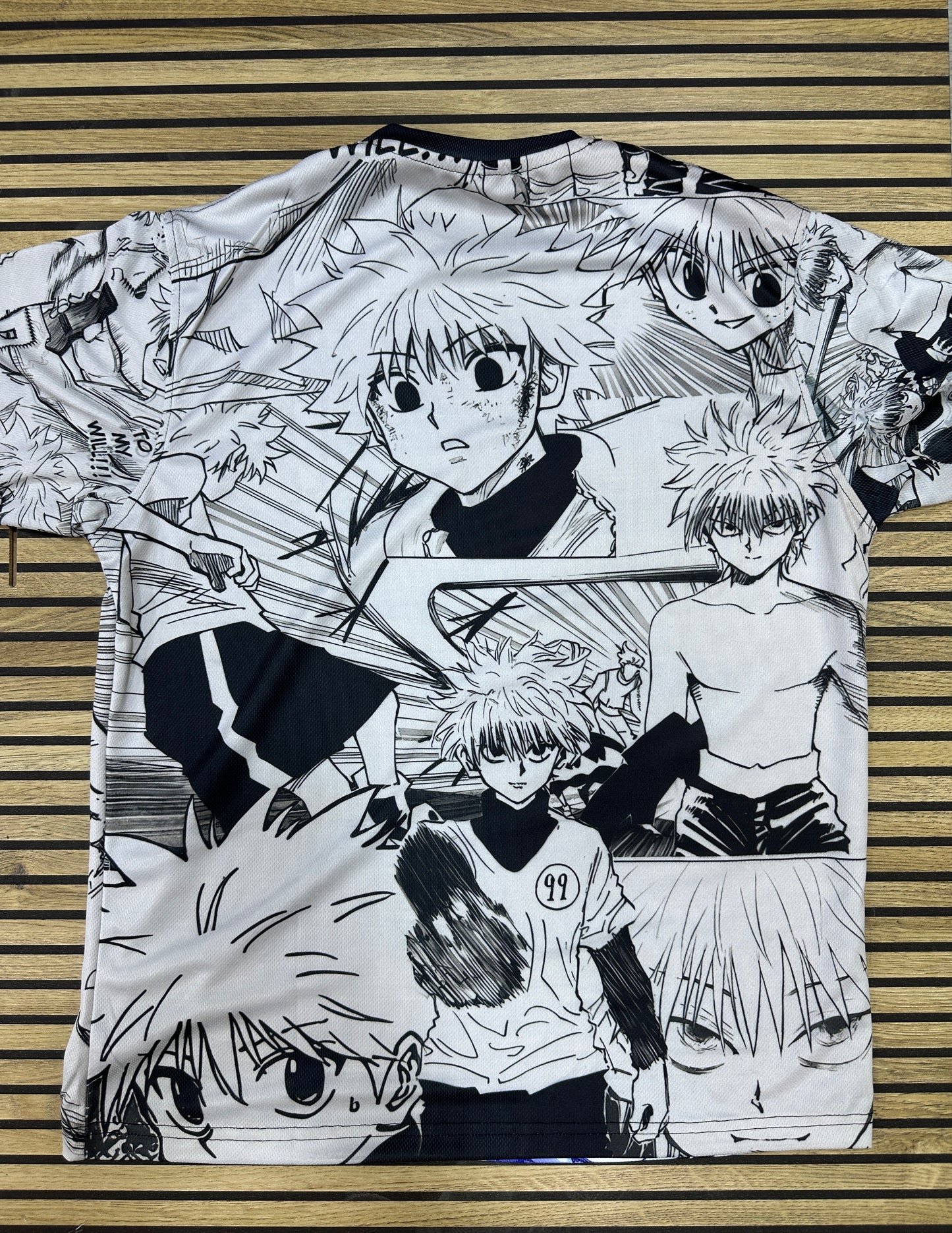 Killua new sport t-shirt from One For All anime clothing store