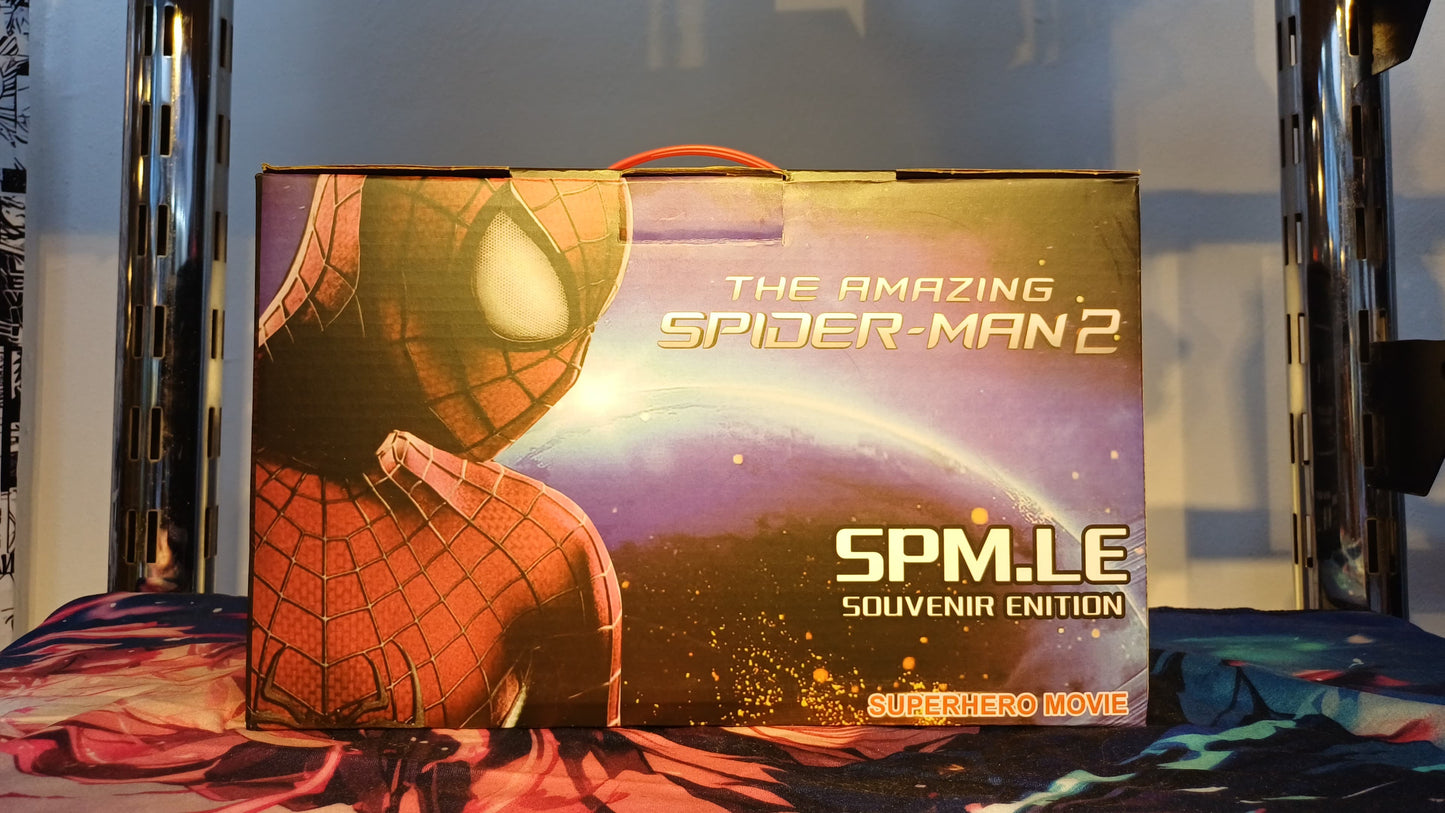 The amazing spider man black edition mask with ring control