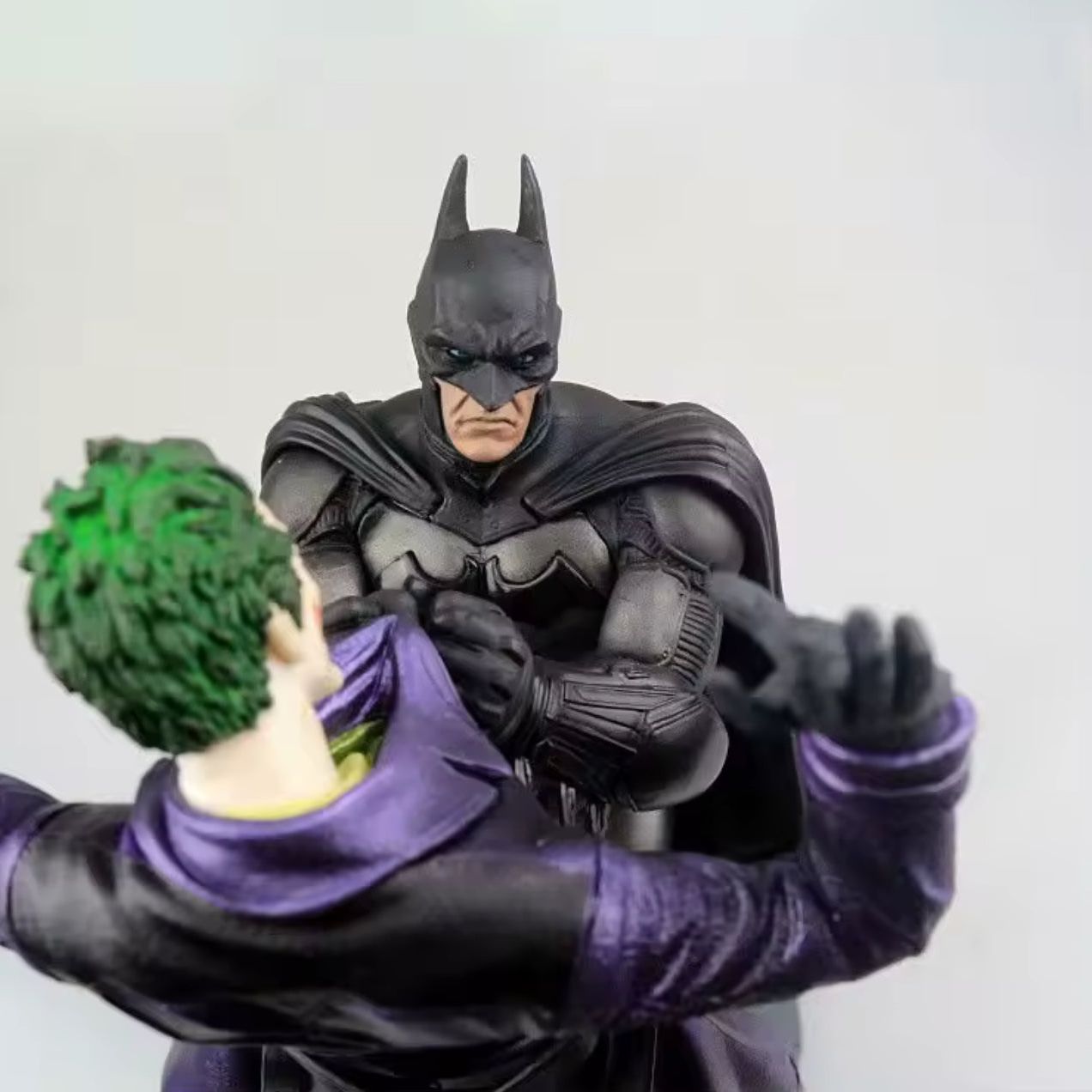 Arkham Comic Anime Figures Batman Vs Joker Figure Bruce Wayne Joker Figurine Collection Model Toys Statue Kids Birthday Gifts