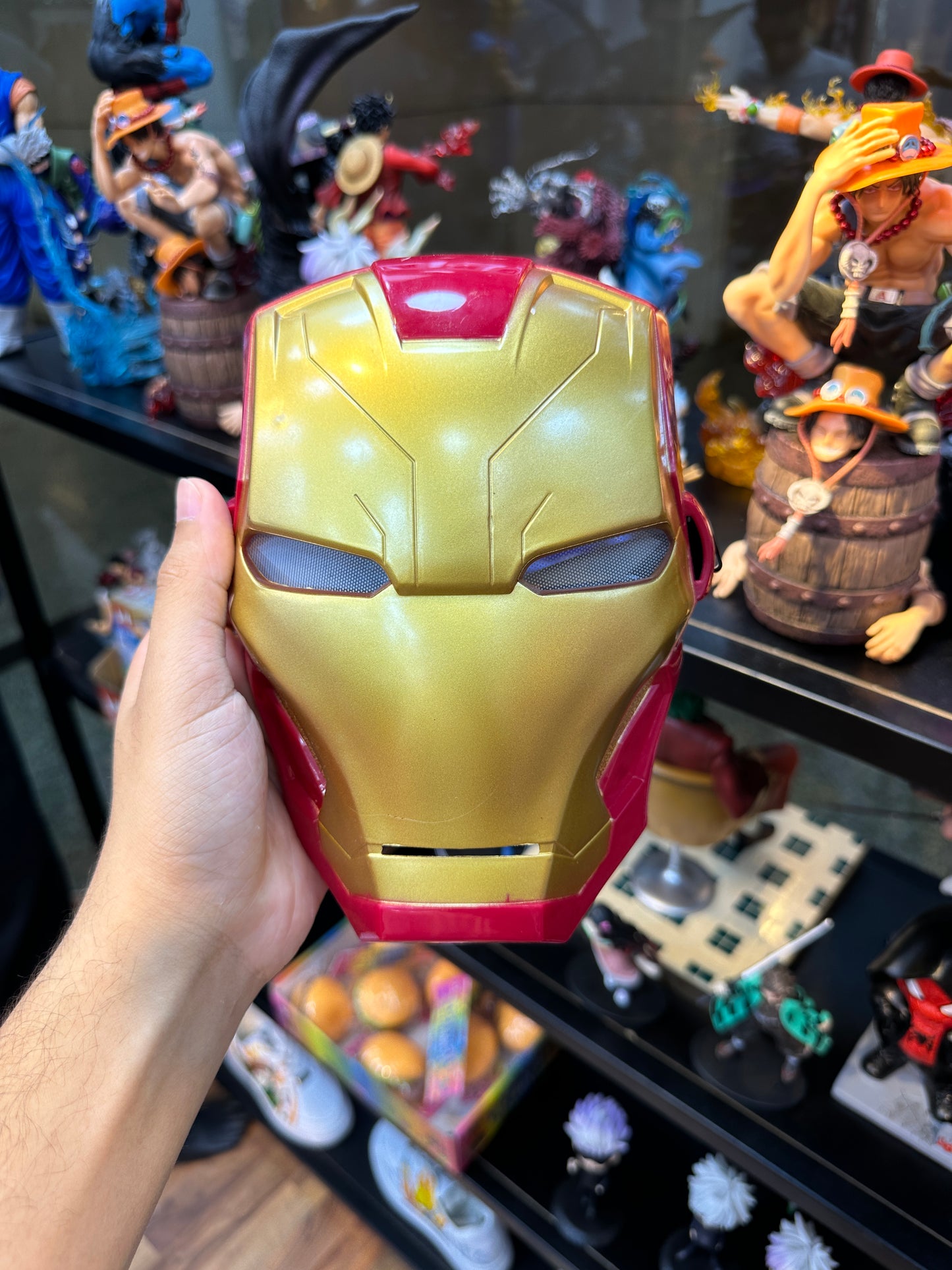 Spiderman venom, iron man and batman musk