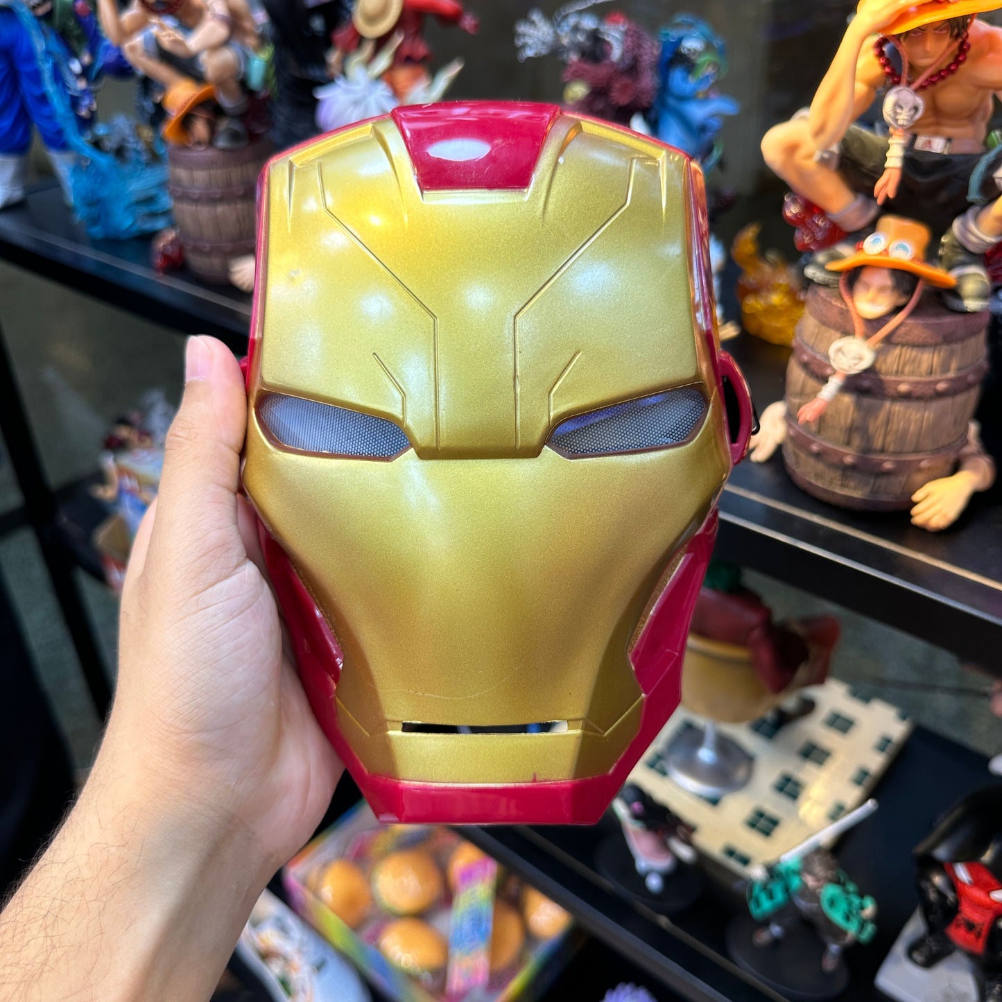 Spiderman venom, iron man and batman musk