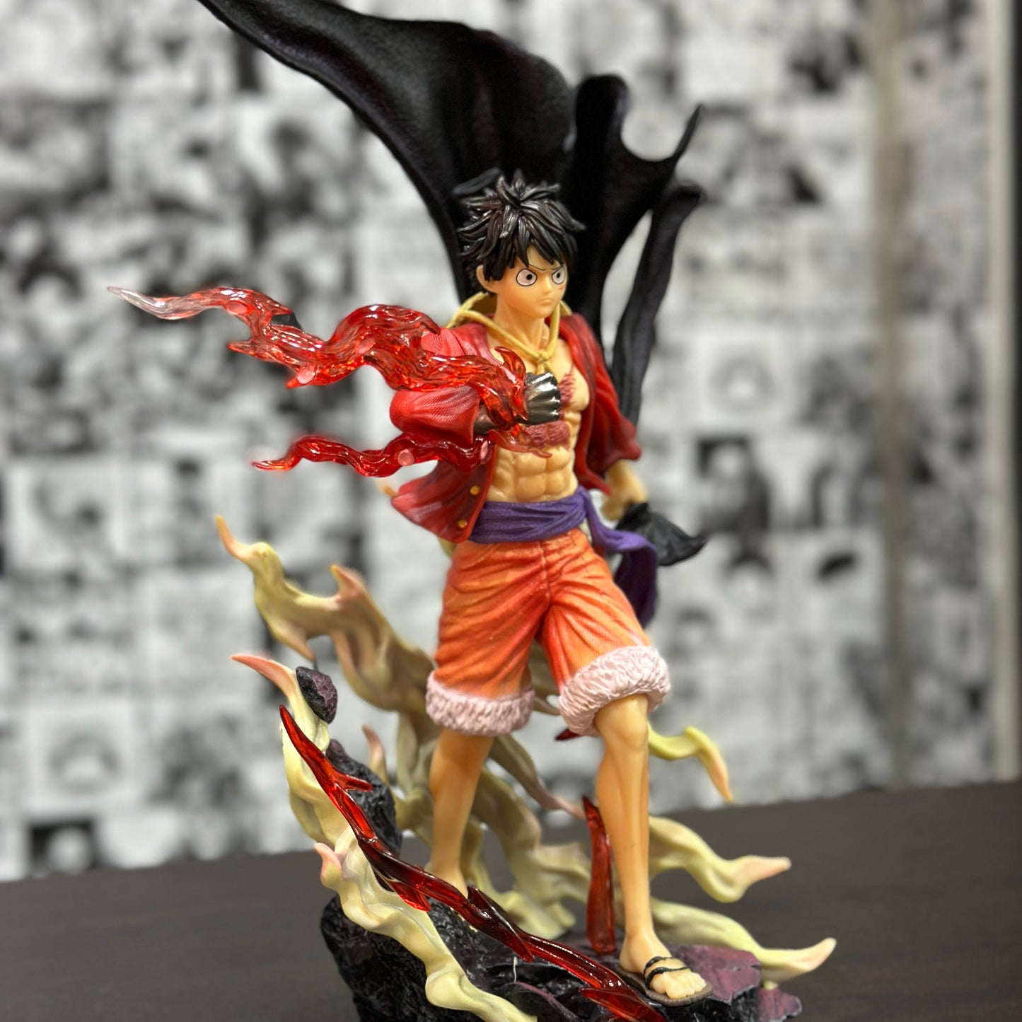 Angry Luffy figure from One piece in One For All anime store
