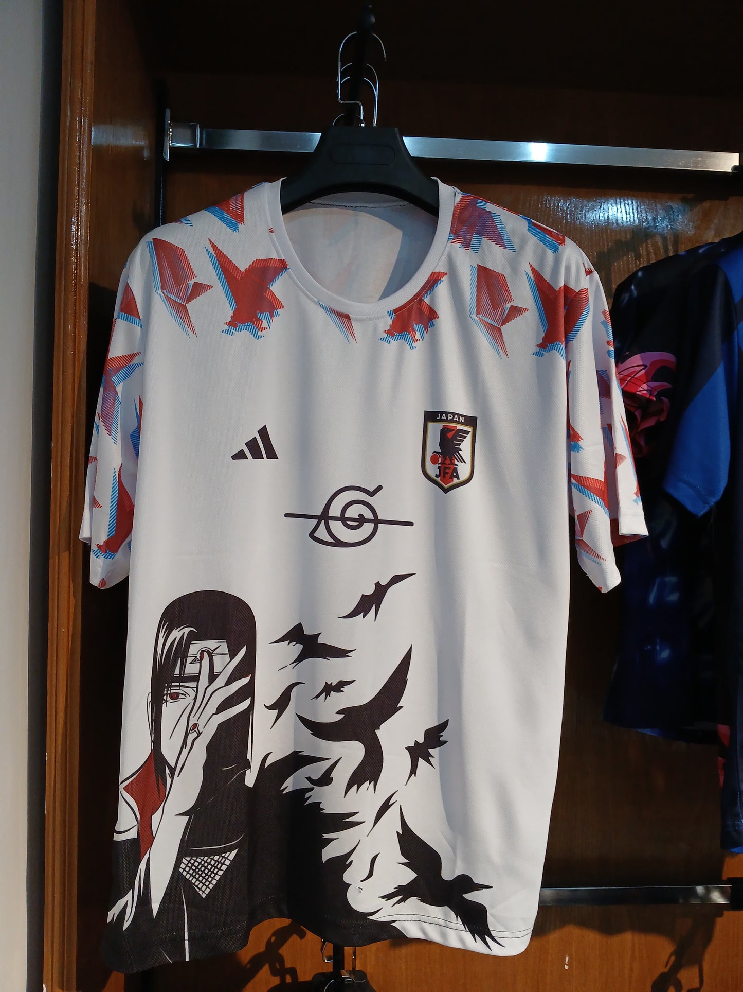 Itachi Japan team t-shirt from one for all anime clothing store