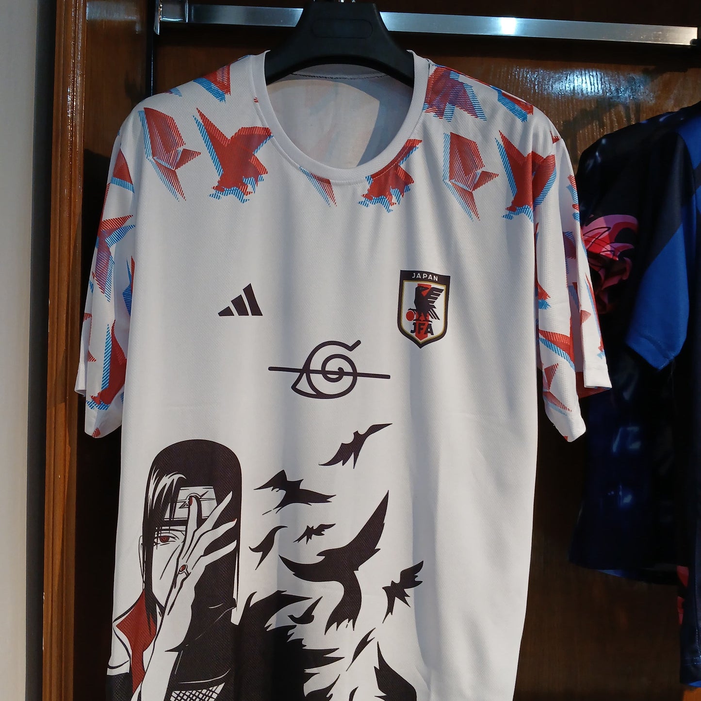 Itachi Japan team t-shirt from one for all anime clothing store