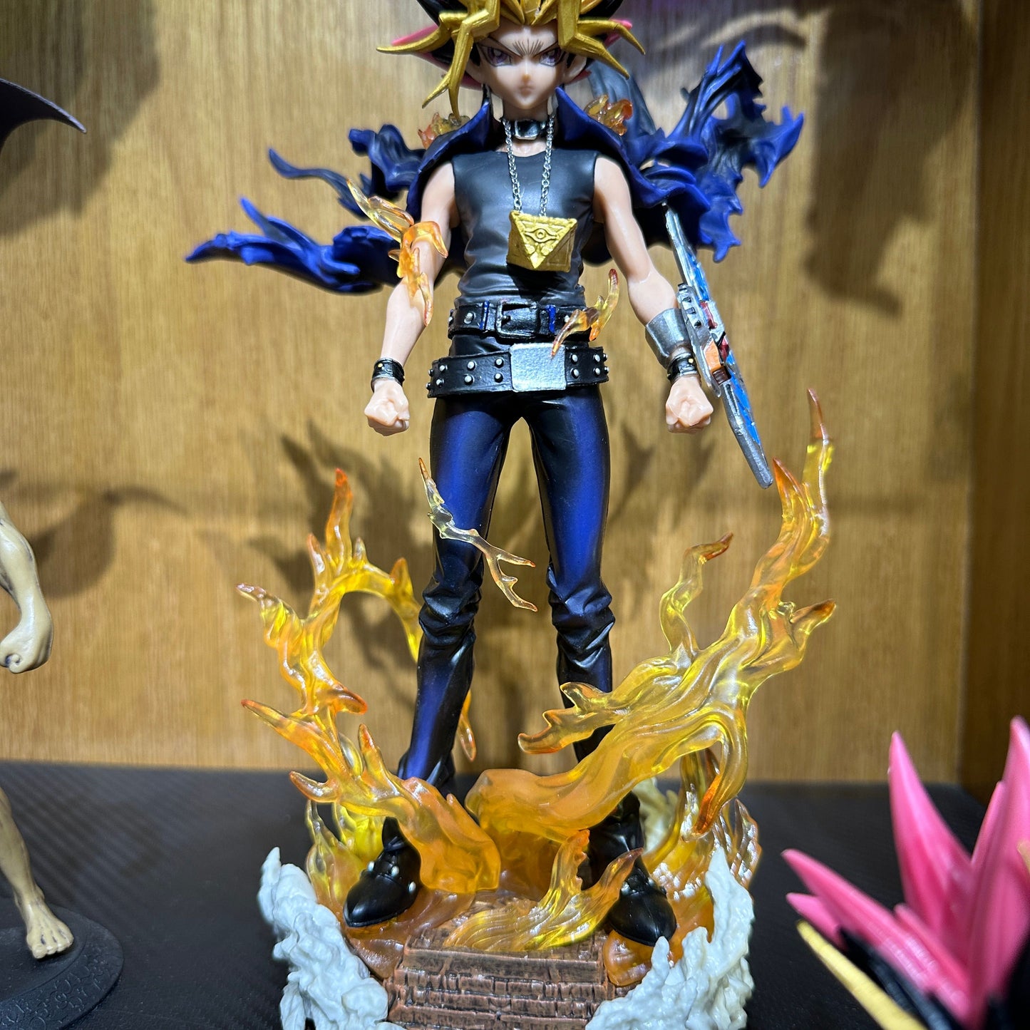 28cm Yugioh Figure Yu-gioh Gk Figurine 2 Heads Version Anime Figures PVC Statue Model Collection Decoration Ornament Toy Gifts