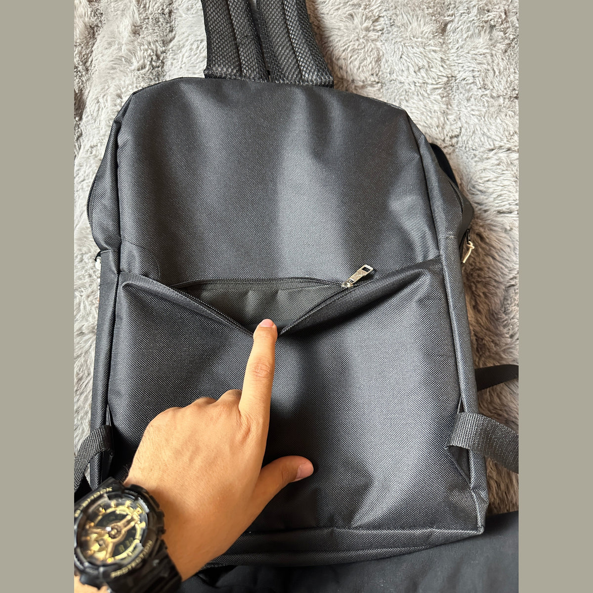 Dark Magic Swordsman Graphic Backpack - Shadow Katana Captain School Daypack for Students