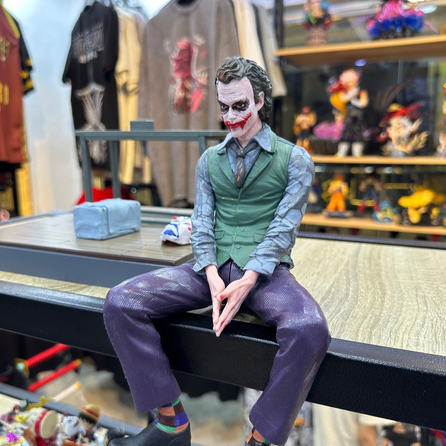 Movie Joker Heath Ledger Clown Pvc Action Figure Collection Statue Model Toys 28cm Desktop Decoration Toys Kids Birthday Gifts