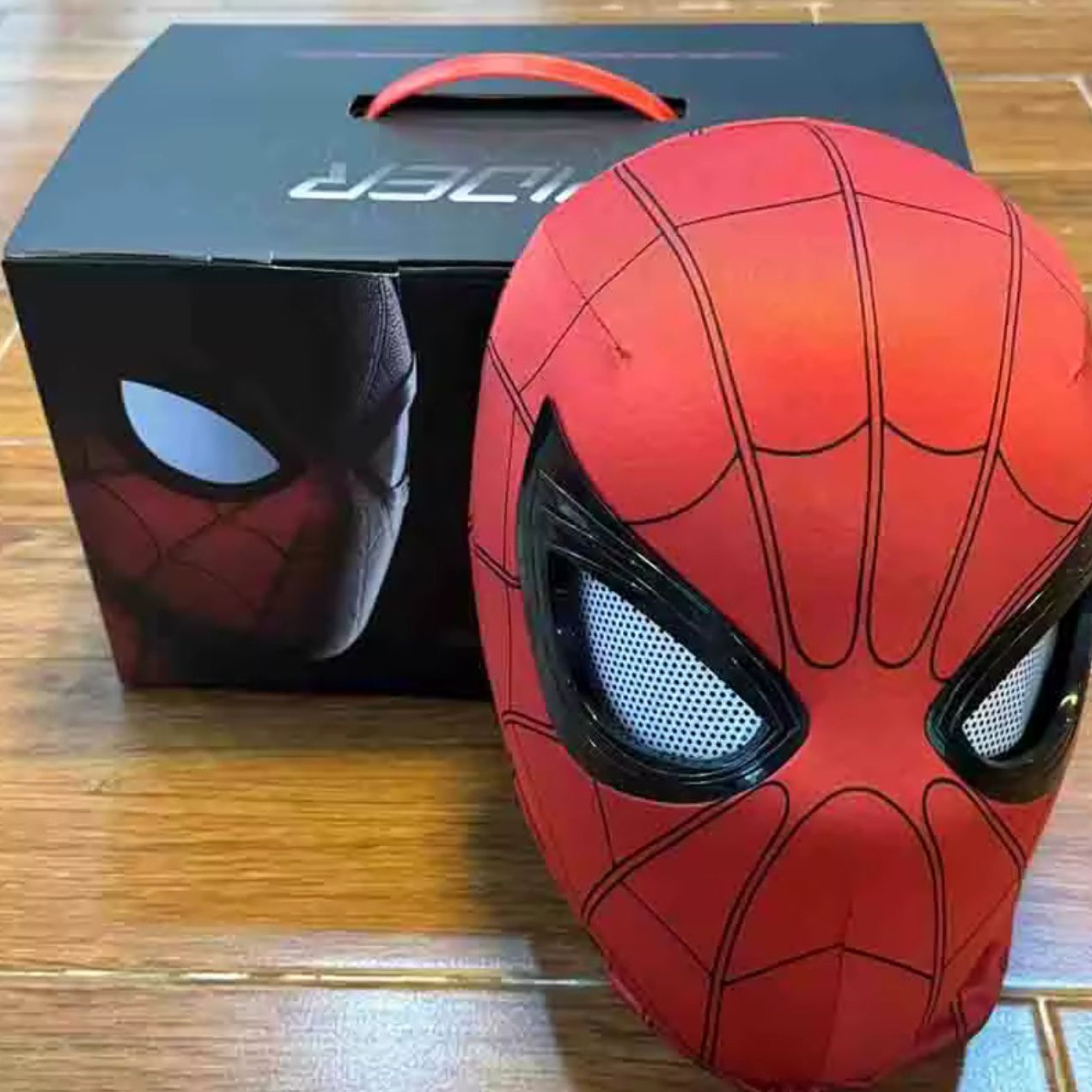New Spider-man:no Way mask Home Spider Man Mask Luxury Helmet Rechargeable Remote Eyes Movable Mask Cosplay Decoration Gift Toys