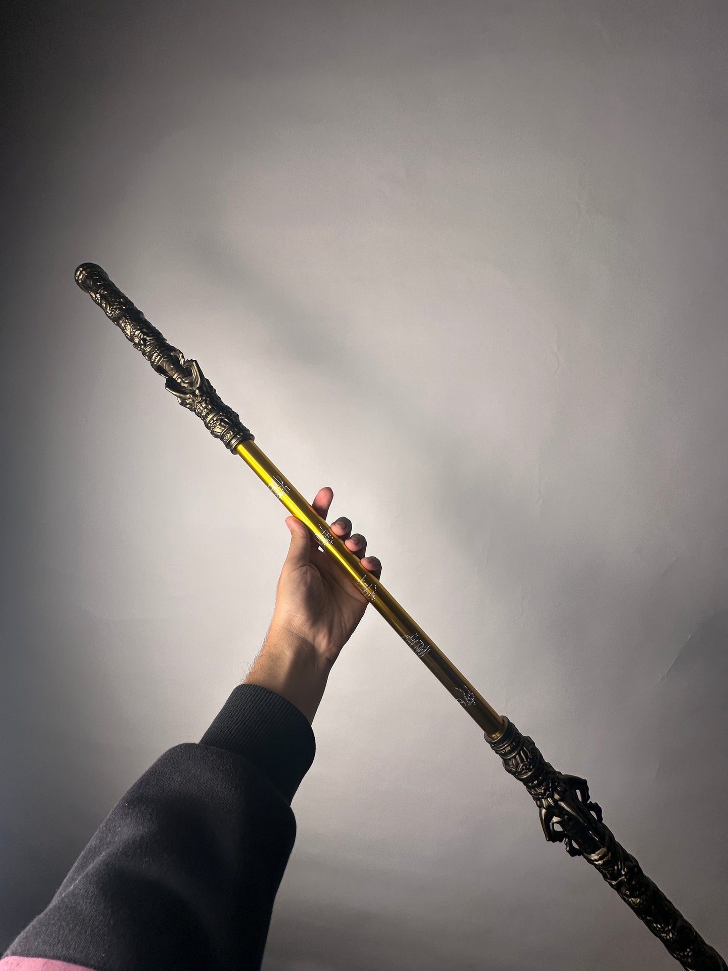 100cm black myth wukong staff pvc material