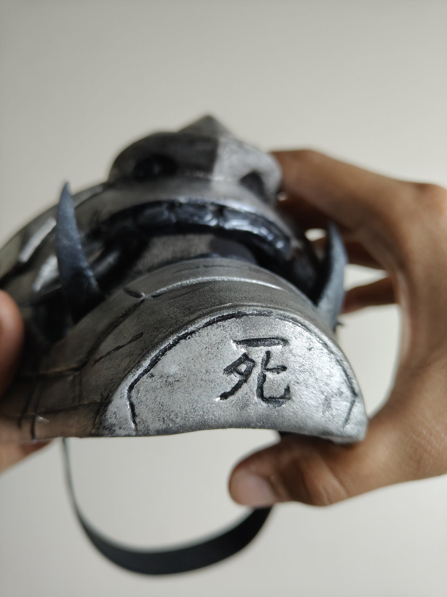Oni samurai mask silver edition From Ronin Punk