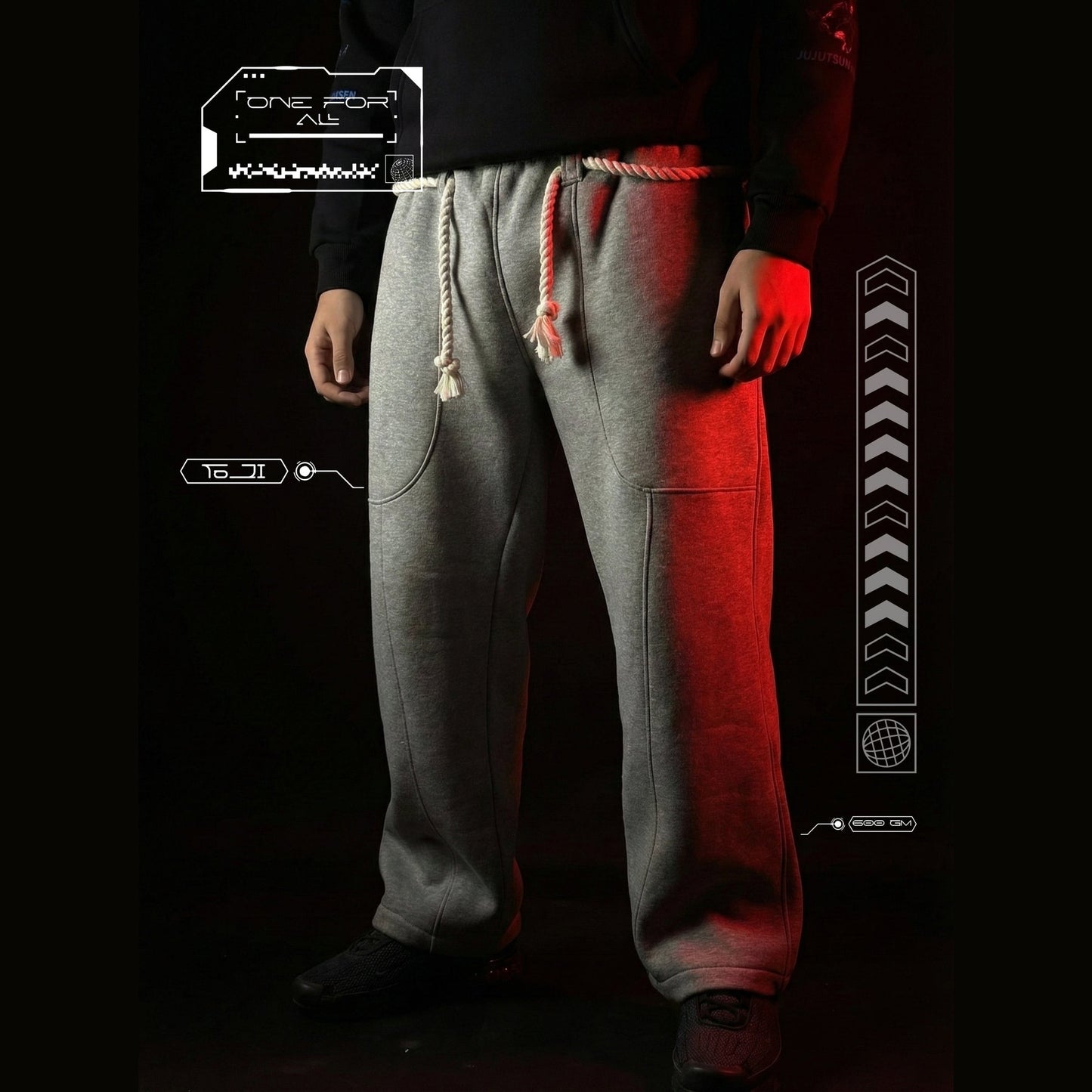 Toji - jujutsukaisen sweetpants | gray