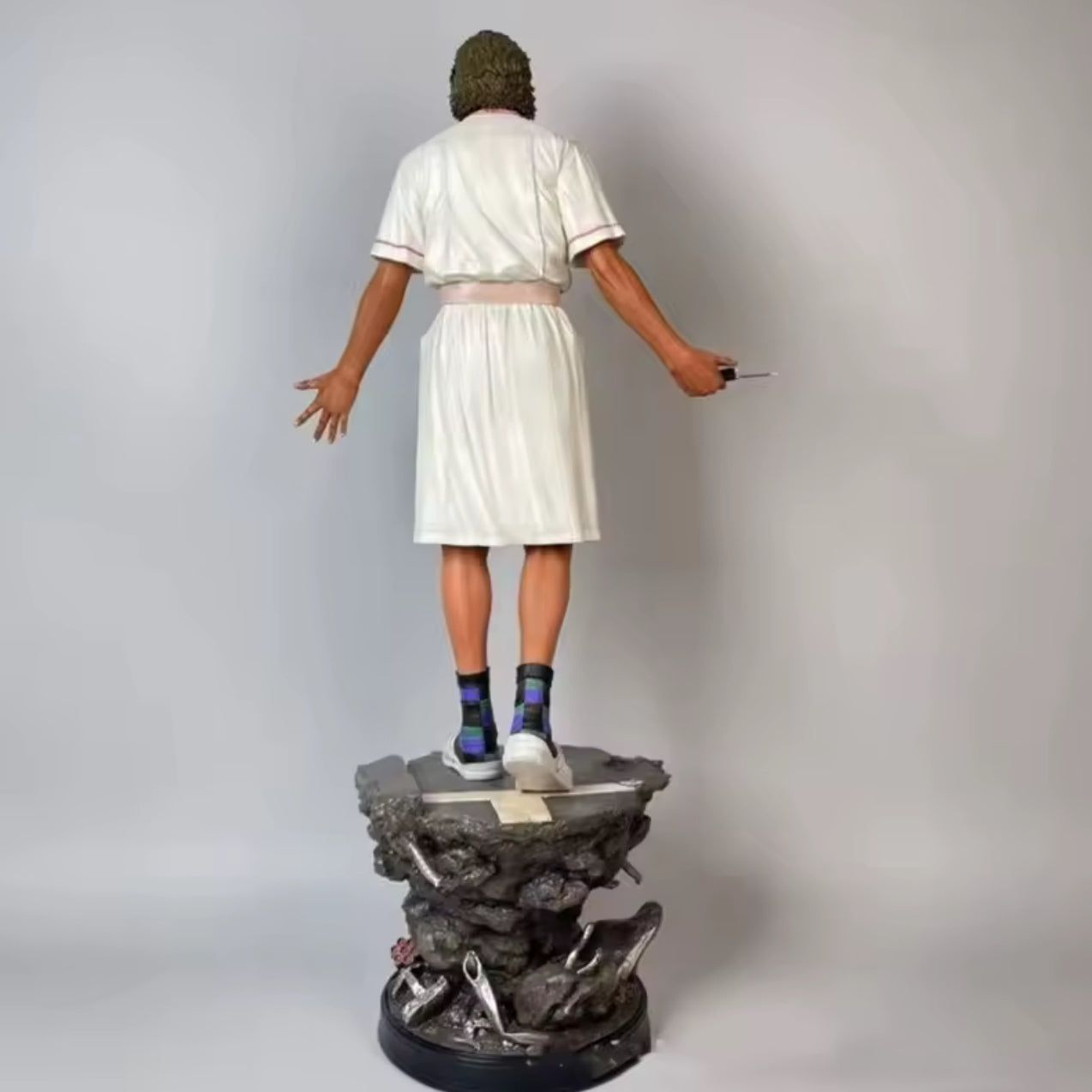New 54cm Heath Ledger Nurse Uniform Joker Figure Joker Standing Scene Model Handmade Ornament Gk Statue Toy Gift