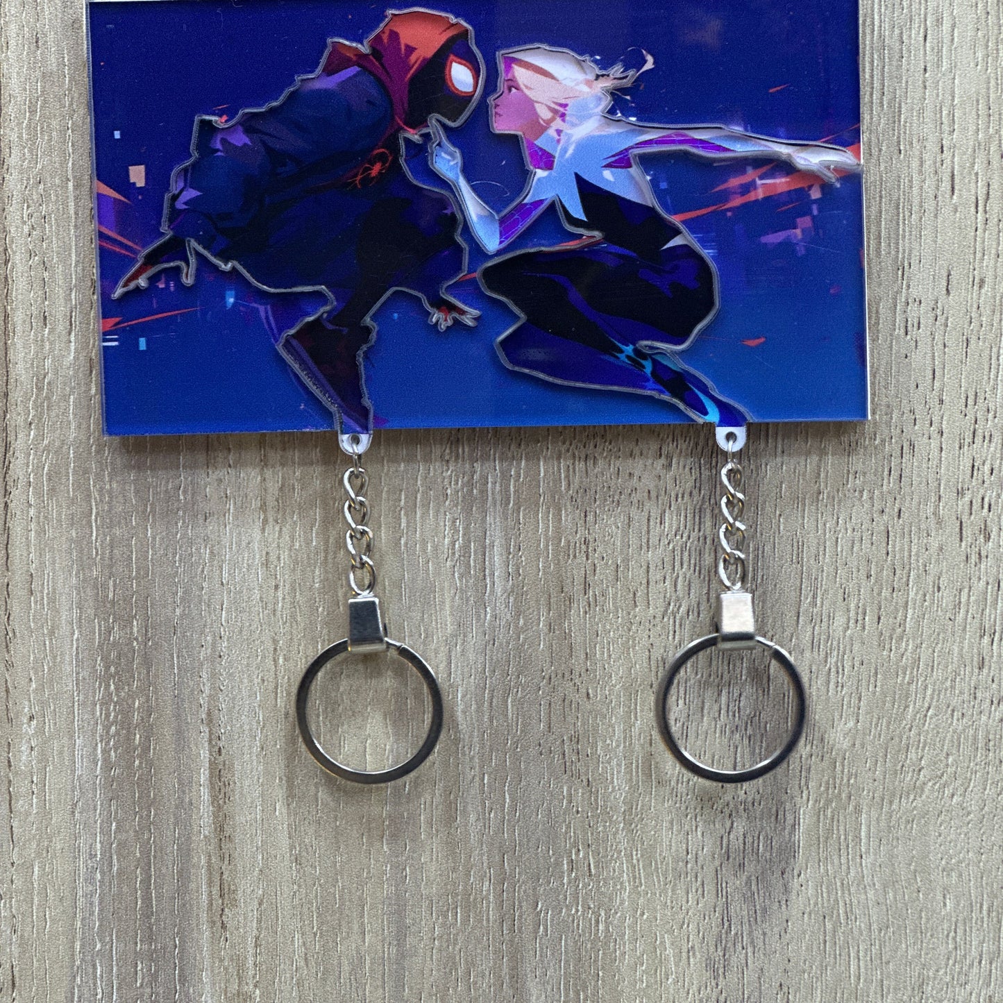 Anime couples keychains from One For All anime store