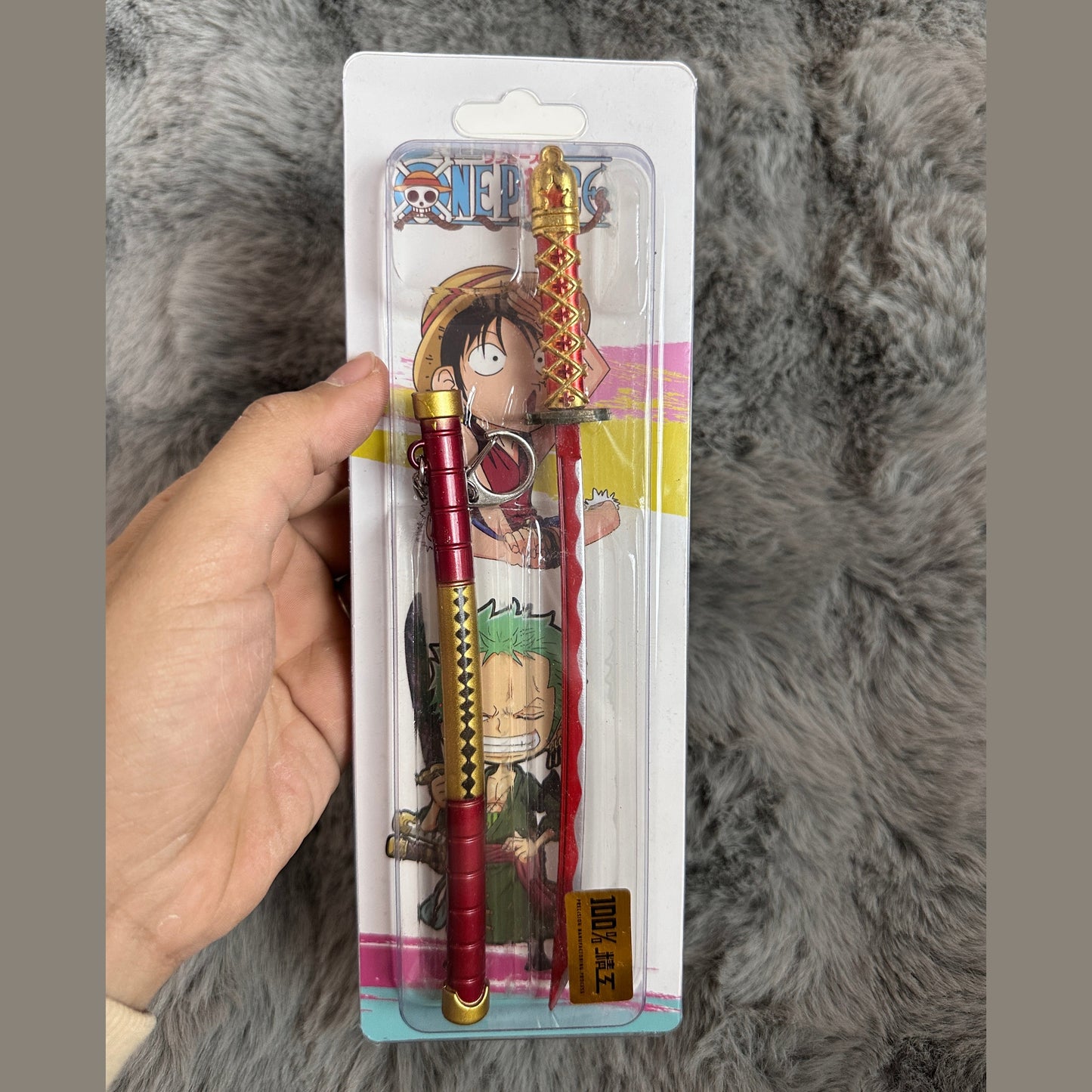 Demon slayer & One piece metal swords 25 cm