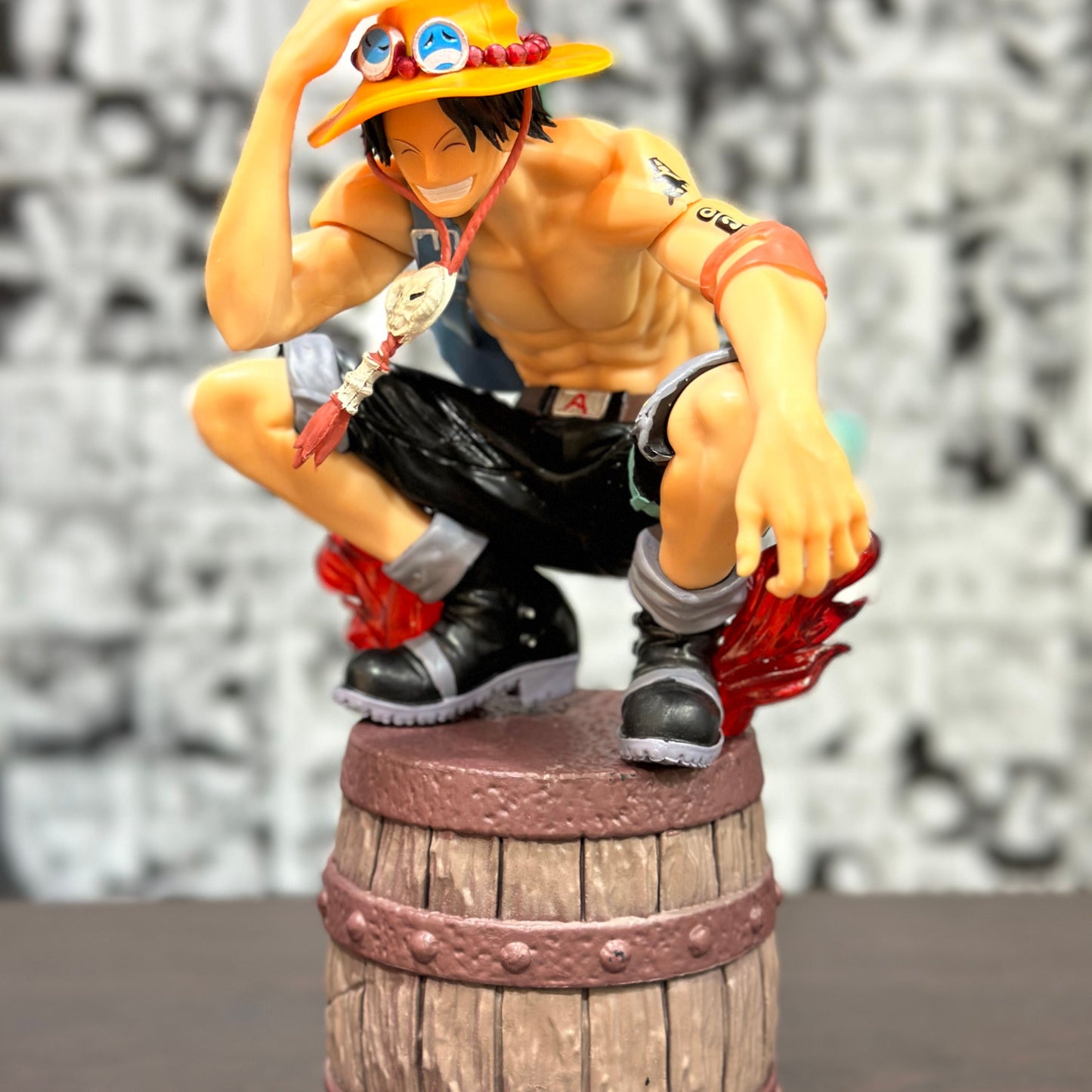 Ace barrel figure from One For All anime store