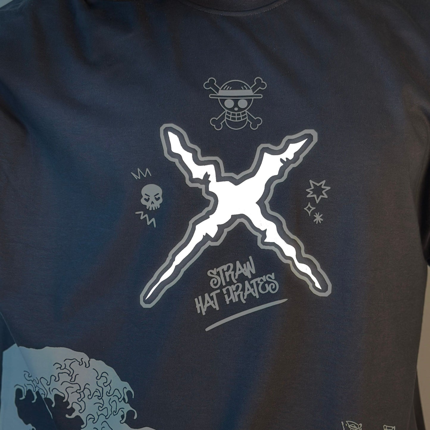One piece reflected design t-shirt from one for all ane clothing store in Egypt