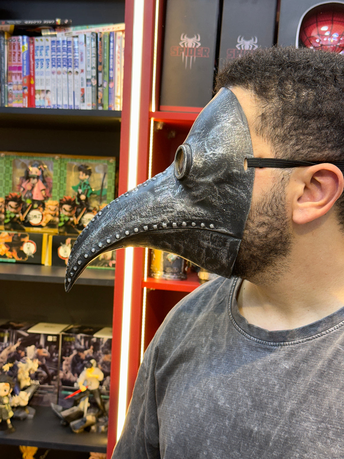 Creepy Long Beak Plague Doctor Cosplay Mask