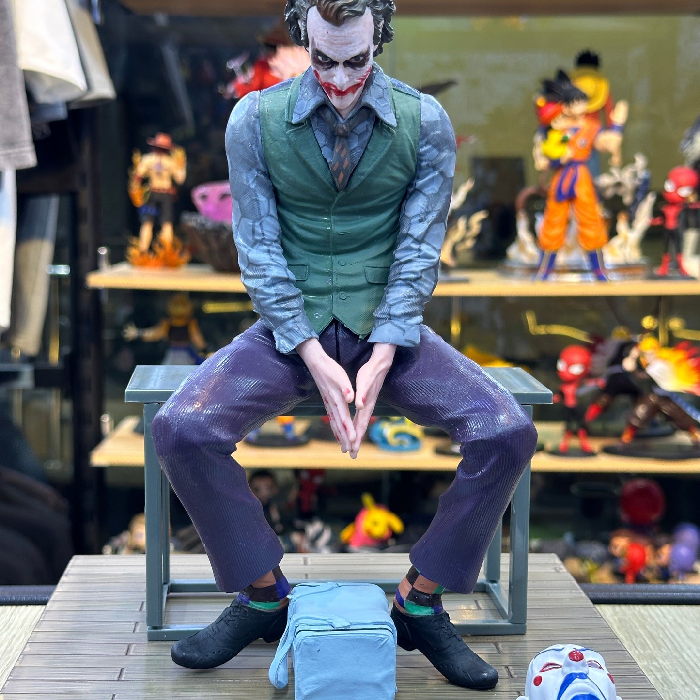 Movie Joker Heath Ledger Clown Pvc Action Figure Collection Statue Model Toys 28cm Desktop Decoration Toys Kids Birthday Gifts