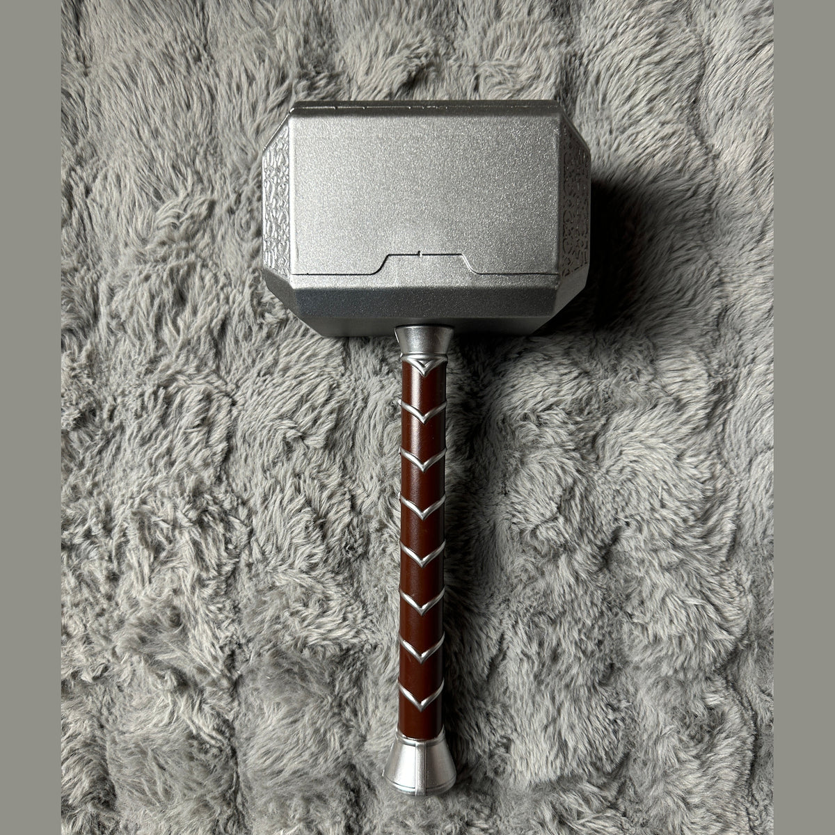 Full Size PU Foam Lightning God Hammer - Convention-Safe Comic Cosplay Battle Prop