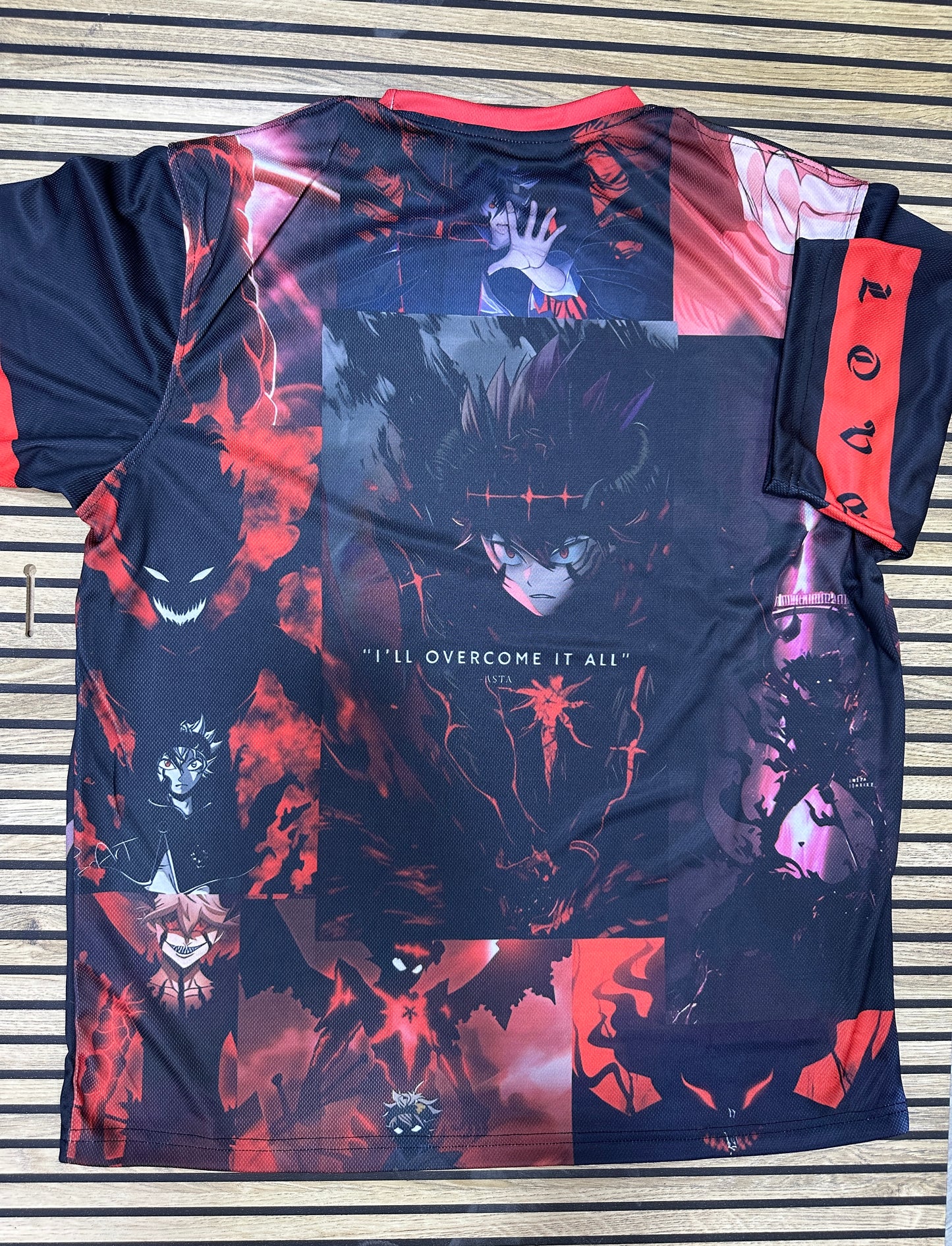 Black clover new sport t-shirt from One For All anime clothing store