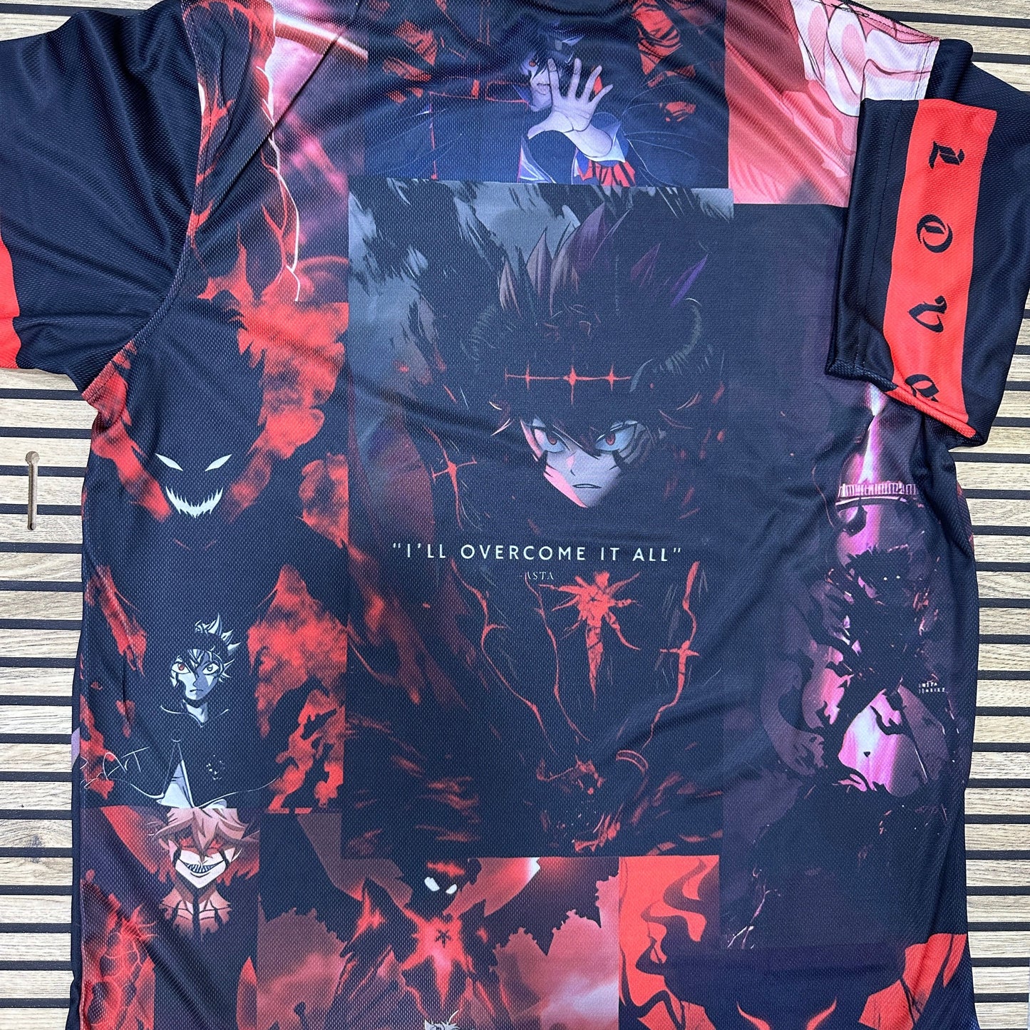 Black clover new sport t-shirt from One For All anime clothing store