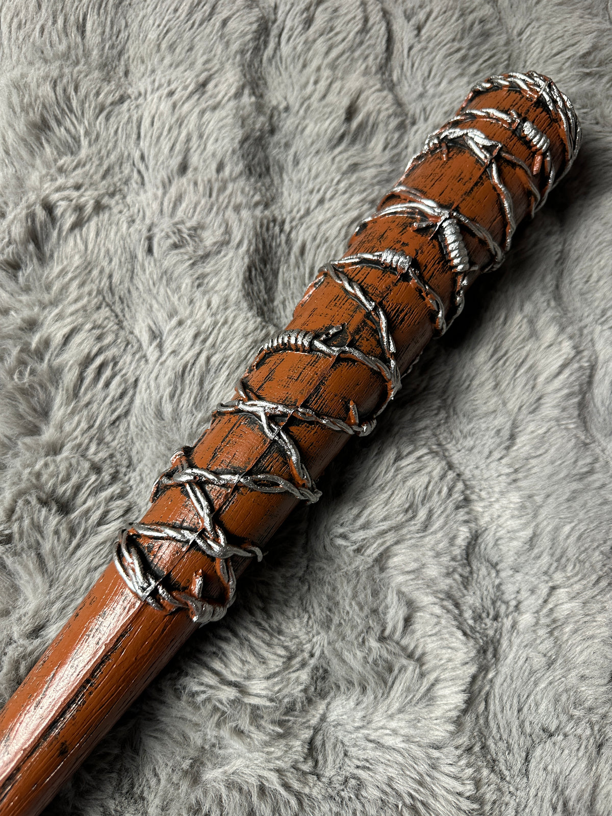 Negan Lucille Replica Barbed Wire Baseball Bat – Walking Dead Cosplay Prop