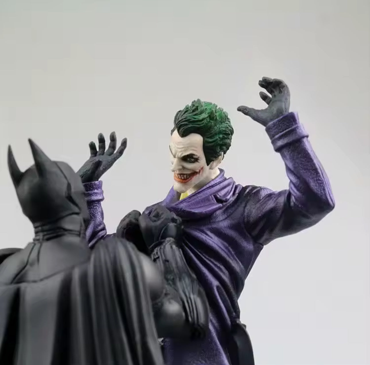 Arkham Comic Anime Figures Batman Vs Joker Figure Bruce Wayne Joker Figurine Collection Model Toys Statue Kids Birthday Gifts