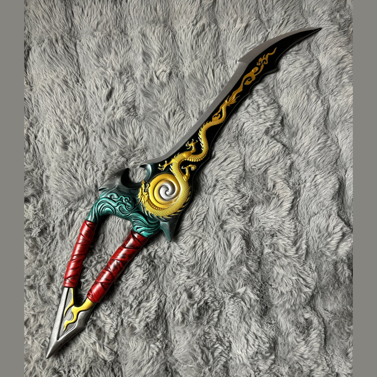 Dual Chained Spartan Fantasy Blades Prop - Greek Warrior Twin Short Swords for Cosplay & Costume