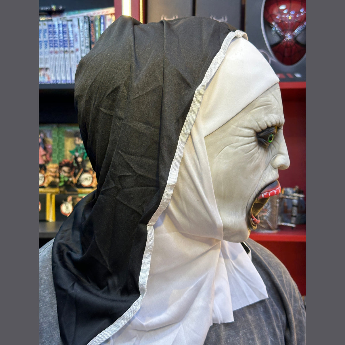 Creepy Ghost Nun Horror Mask for Cosplay