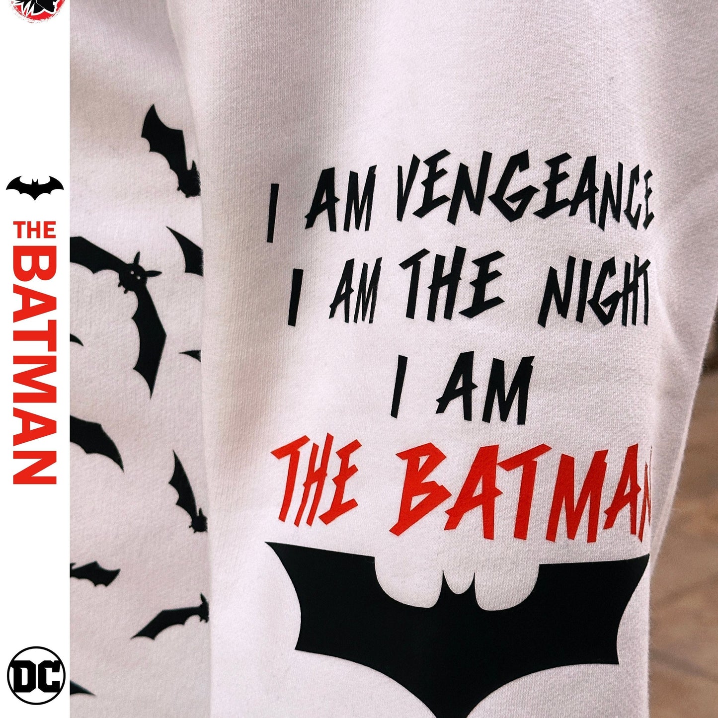 Batman Hoodie from one for all anime clothing store in Egypt