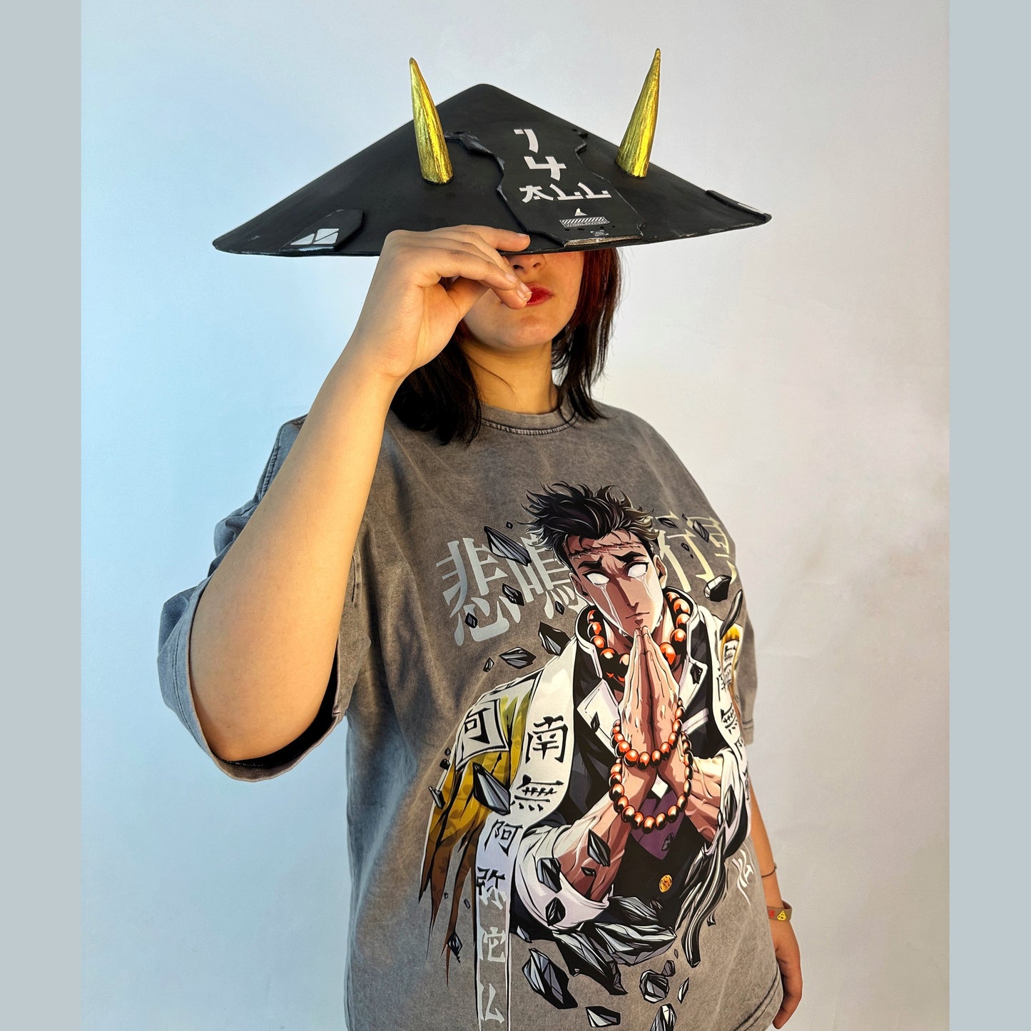 Gyomei hashira t-shirt from one for all anime store