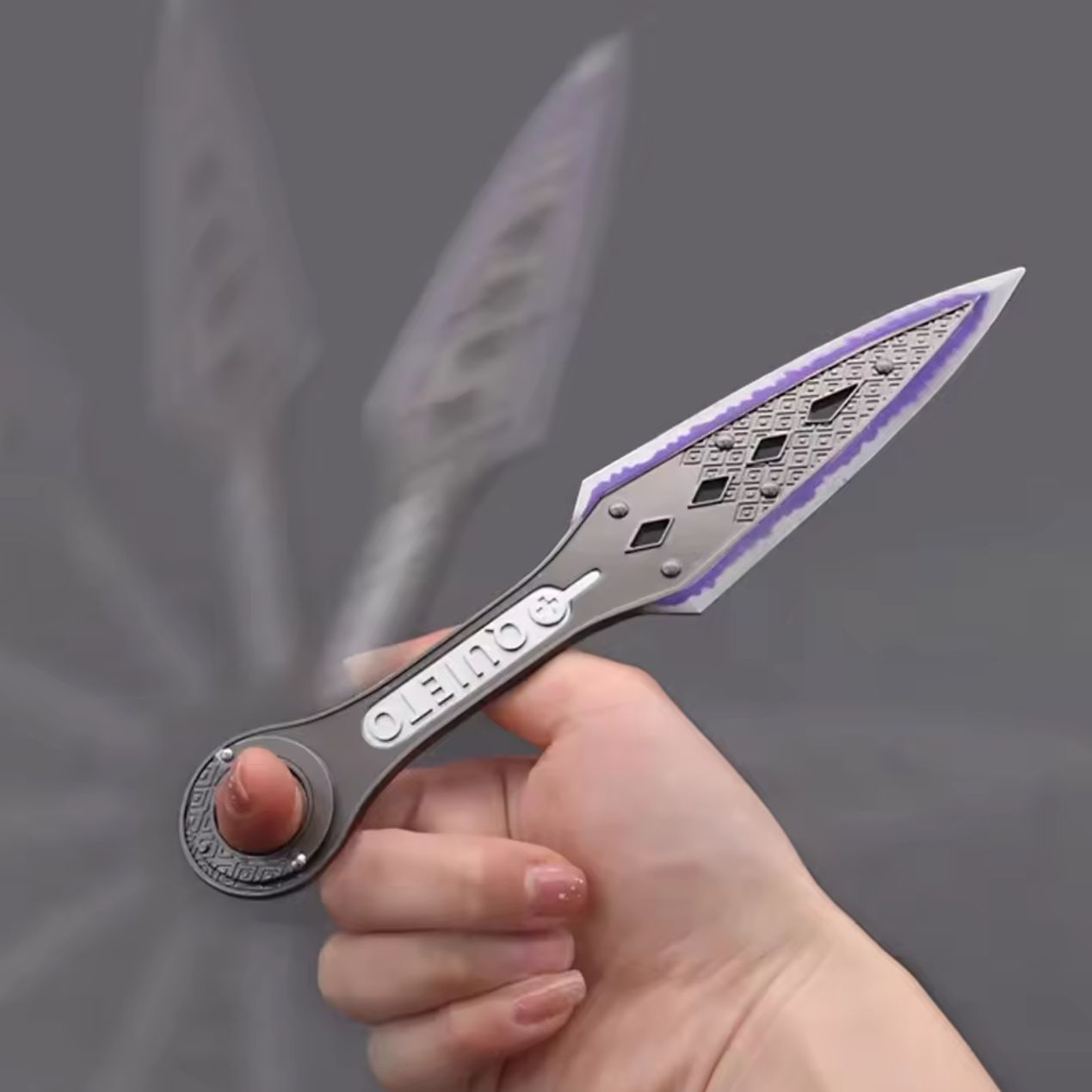 22cm Apex Legends Wraith Heirloom Weapon Turn Kunai Not Sharpened Game Sword Metal Ornaments Sword Weapon Boy Gifts Kids Toys