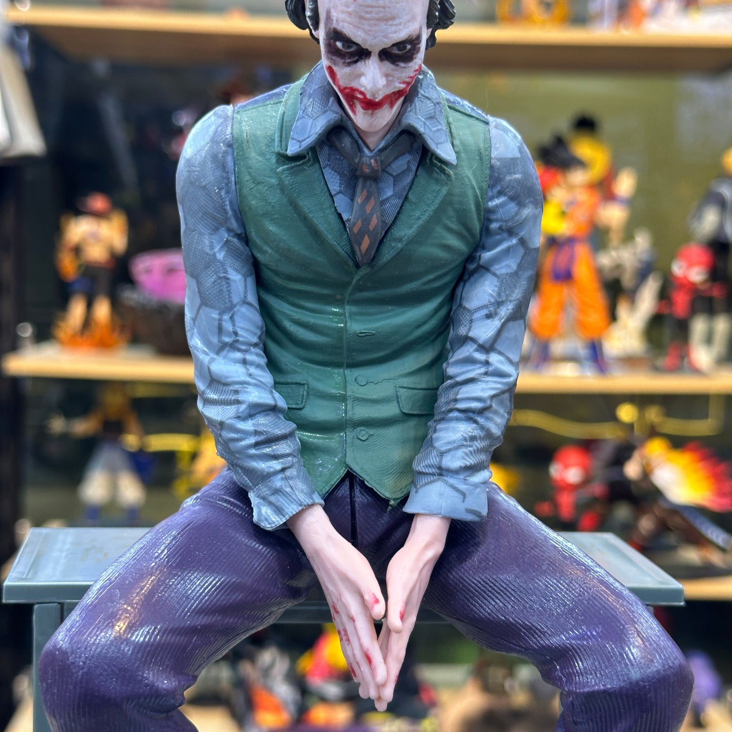 Movie Joker Heath Ledger Clown Pvc Action Figure Collection Statue Model Toys 28cm Desktop Decoration Toys Kids Birthday Gifts