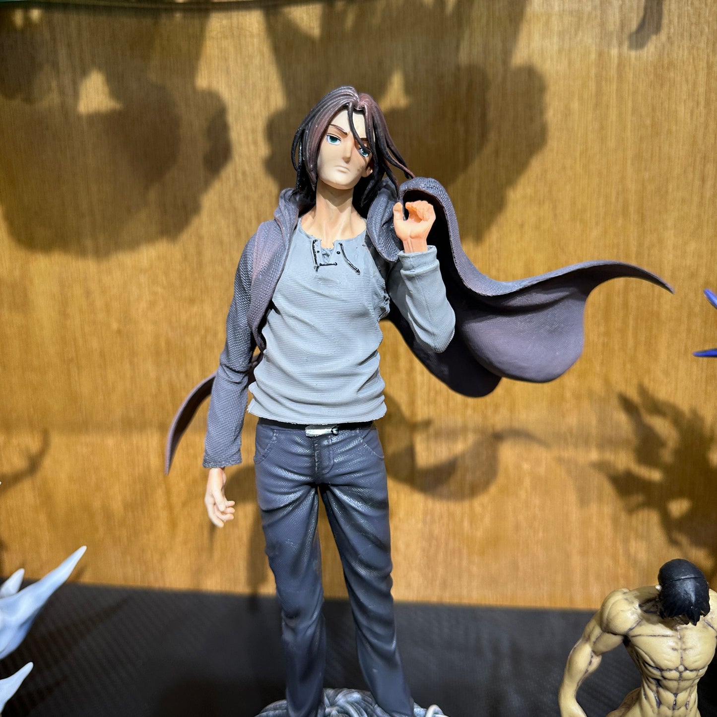 30cm Attack On Titan Anime Figure Eren Jaeger Action Figure Jaeger Survey Corps Statue Figurine Model Doll Toy Christmas Gifts