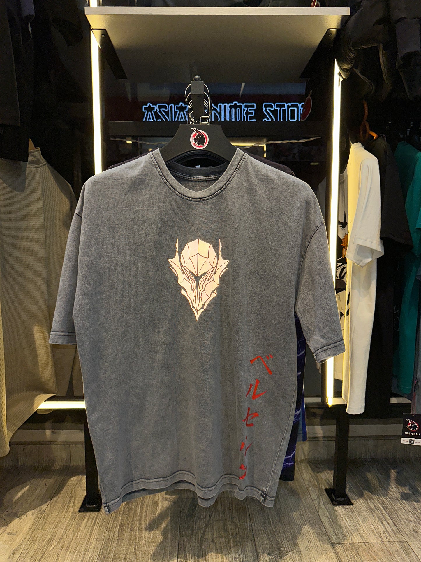 Guts-berserk anime t-shirt from one for all anime clothing store