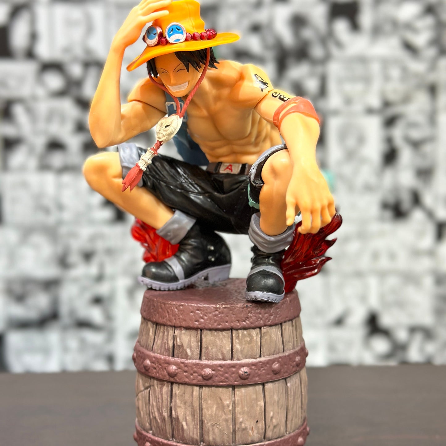 Ace barrel figure from One For All anime store