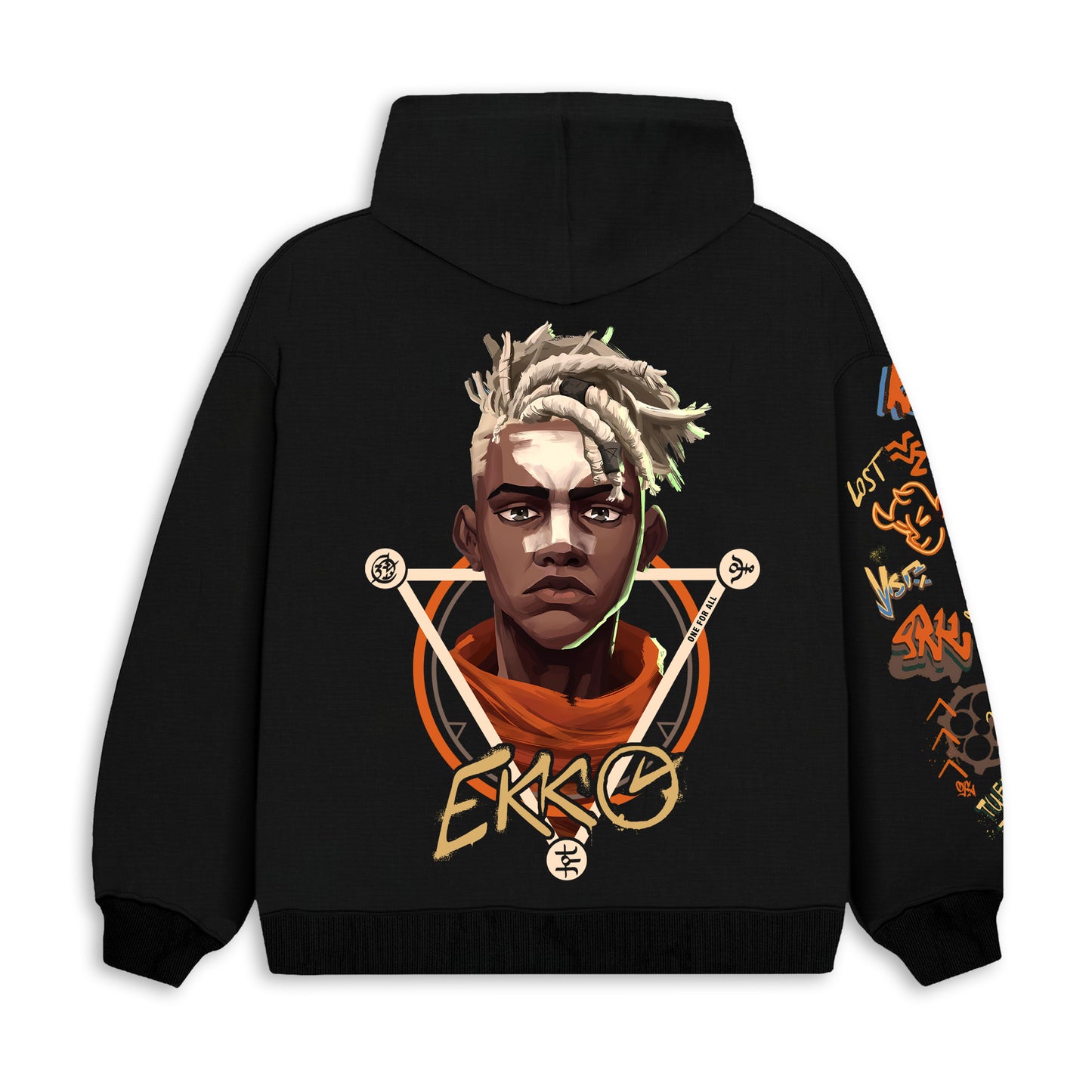 Ekko-Arcane league of legend hoodie from one for all anime clothes