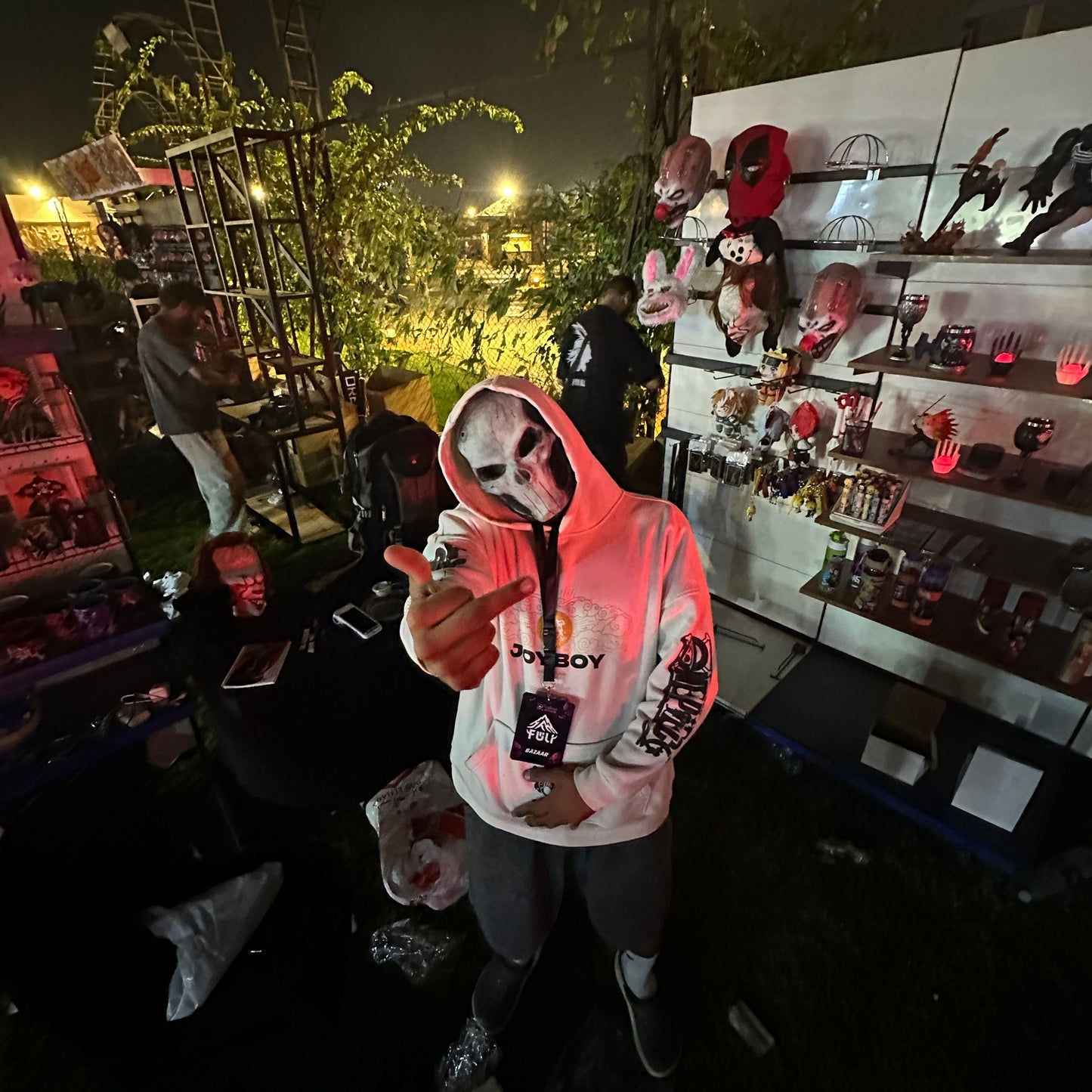 Punisher mask from ronin punk available in One For All anime store