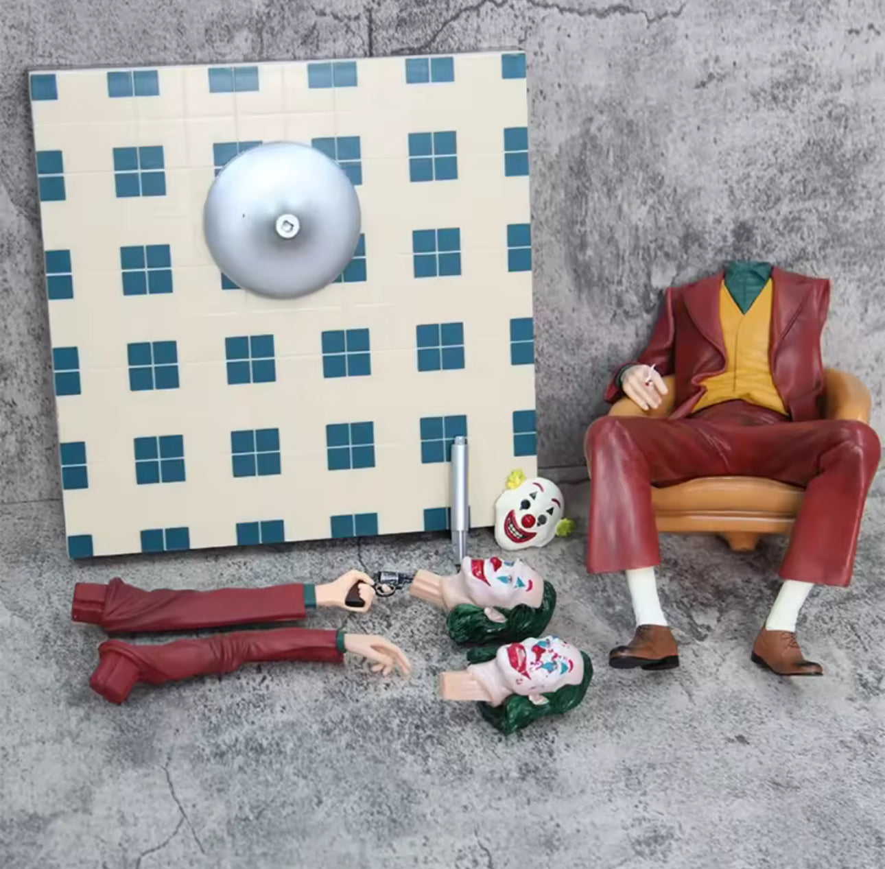 DC Joaquin Phoenix The clown Second Dimensional Figure VC Collection Model Toys Gifts The Joker The Dark Knight Heath Ledger