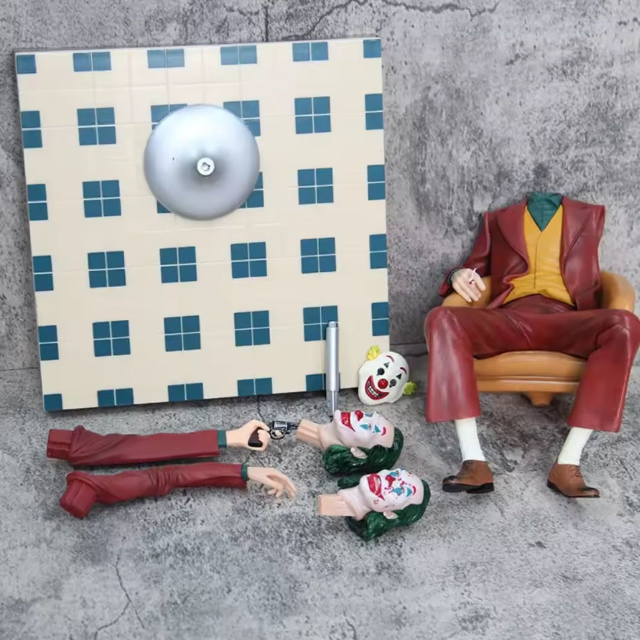 DC Joaquin Phoenix The clown Second Dimensional Figure VC Collection Model Toys Gifts The Joker The Dark Knight Heath Ledger