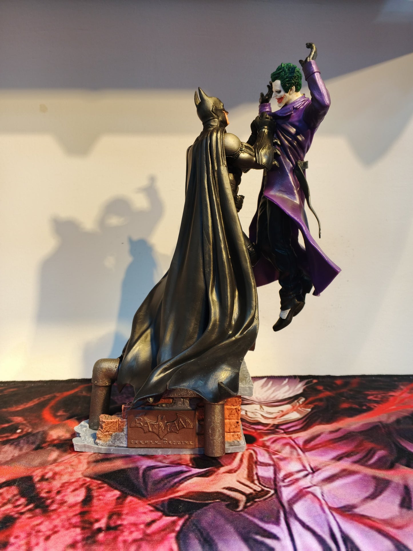 Arkham Comic Anime Figures Batman Vs Joker Figure Bruce Wayne Joker Figurine Collection Model Toys Statue Kids Birthday Gifts
