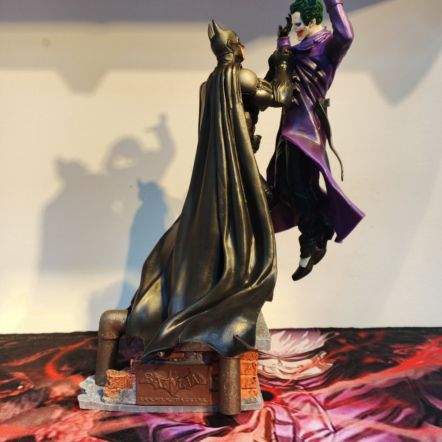 Arkham Comic Anime Figures Batman Vs Joker Figure Bruce Wayne Joker Figurine Collection Model Toys Statue Kids Birthday Gifts