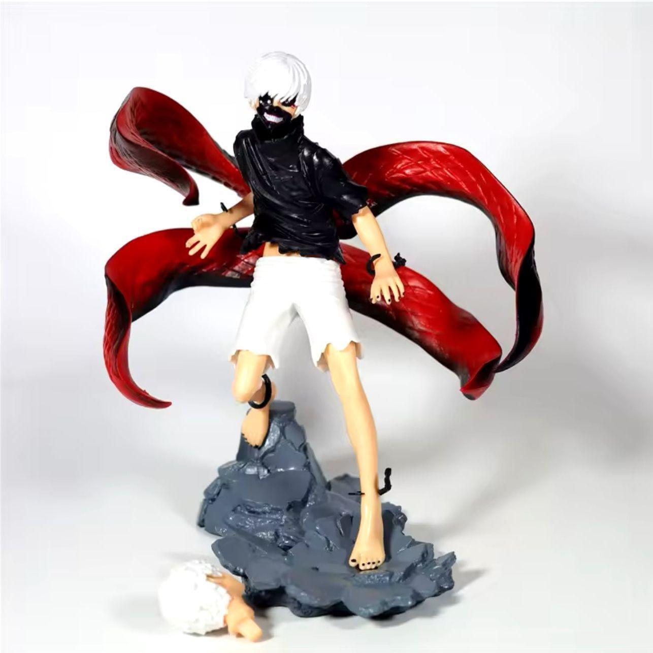 21cm Tokyo Ghoul Anime Figures Kaneki Ken Action Figure Double Head Gk PVC Statue Figurine