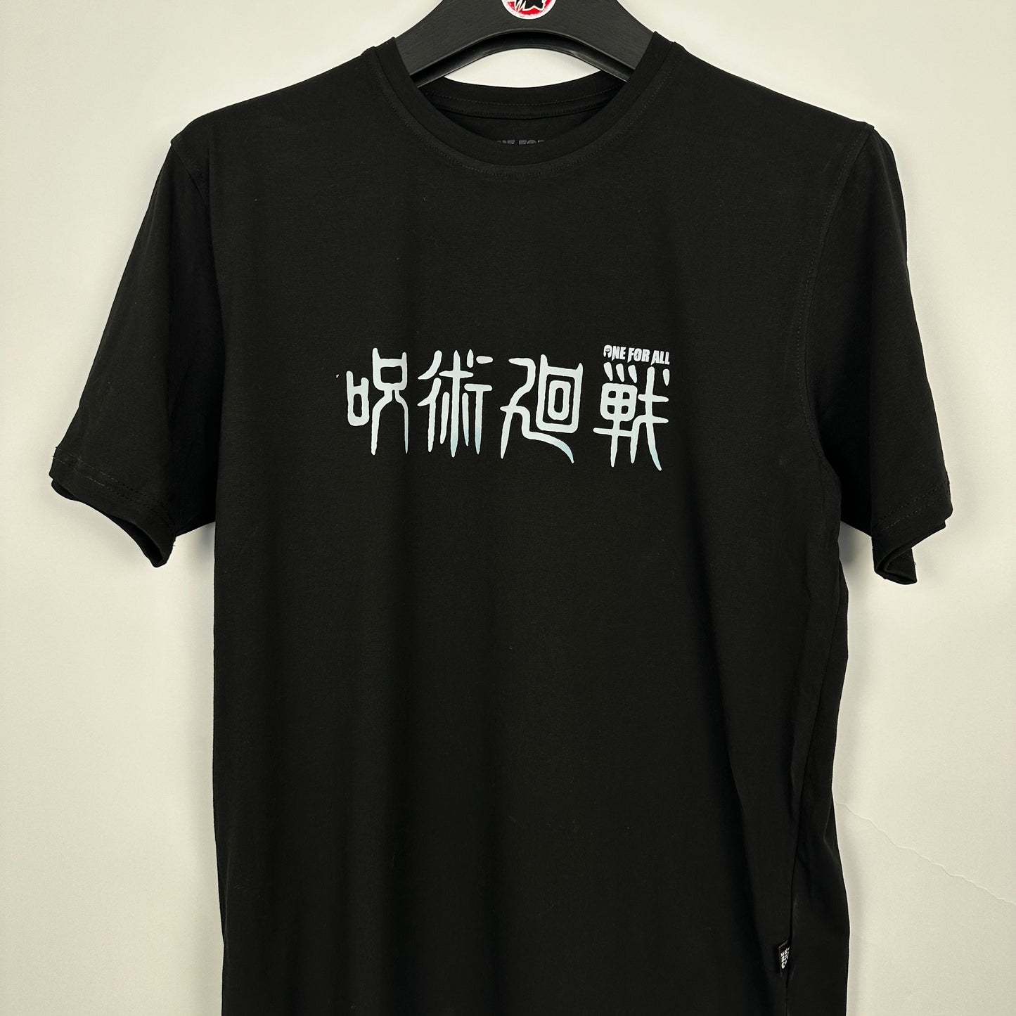 Gojo satoru jjk black t-shirt from one for all anime clothing store