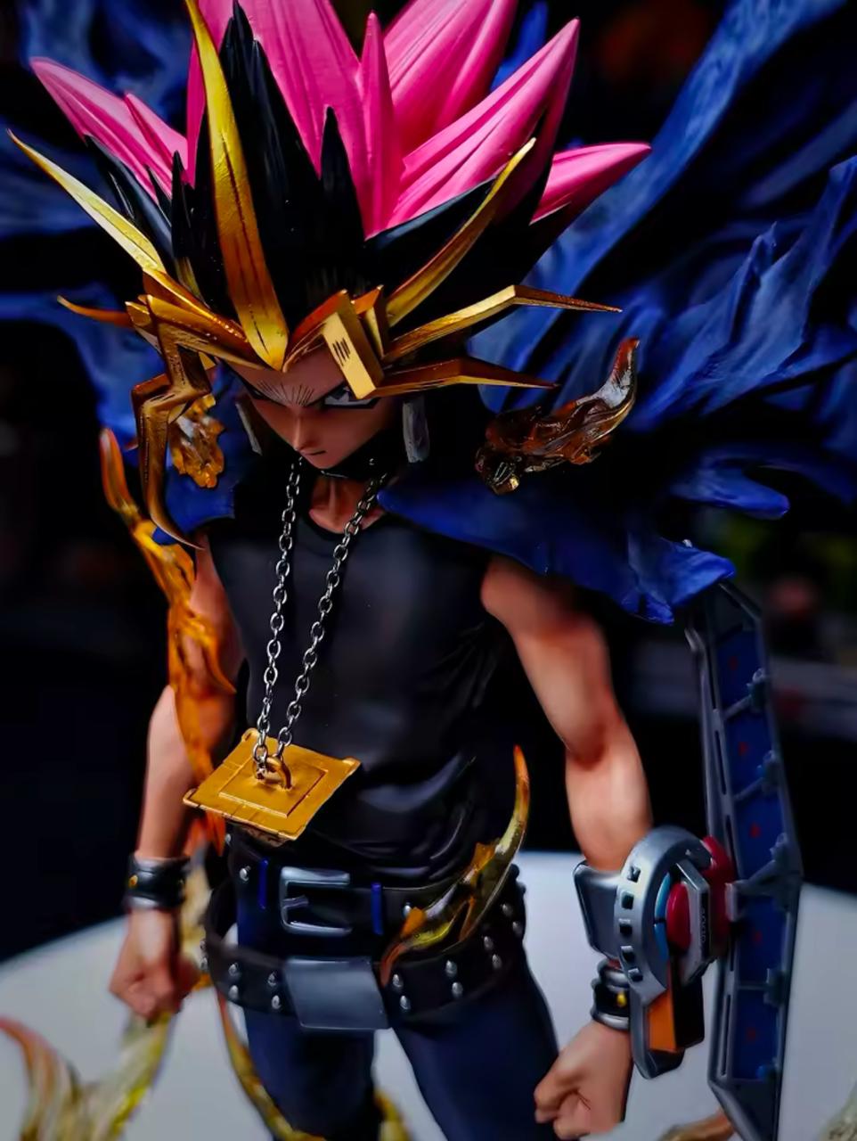 28cm Yugioh Figure Yu-gioh Gk Figurine 2 Heads Version Anime Figures PVC Statue Model Collection Decoration Ornament Toy Gifts