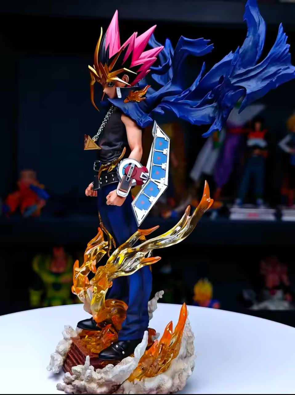 28cm Yugioh Figure Yu-gioh Gk Figurine 2 Heads Version Anime Figures PVC Statue Model Collection Decoration Ornament Toy Gifts